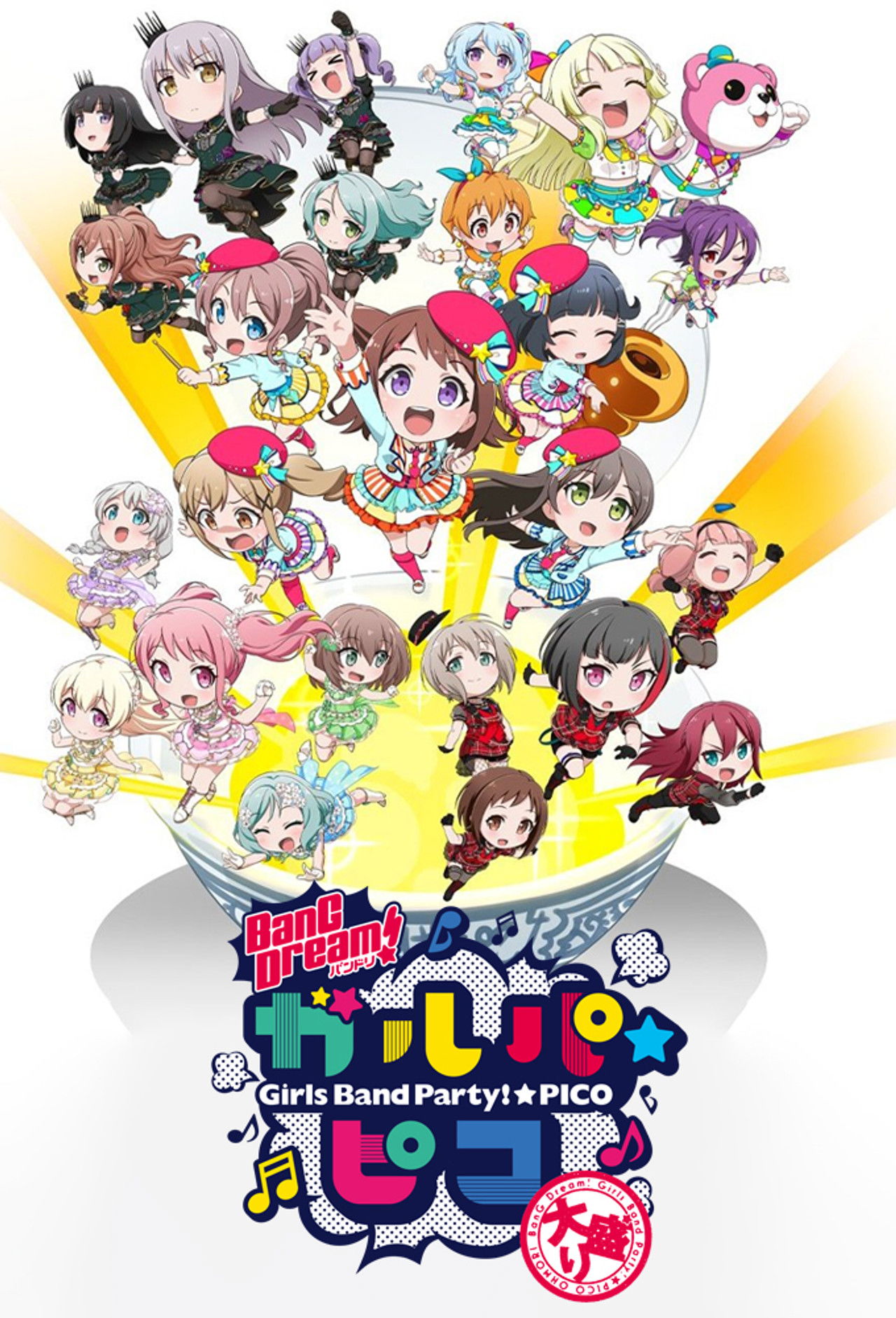 BanG Dream! GARUPA☆PICO ~Ohmori~ backdrop