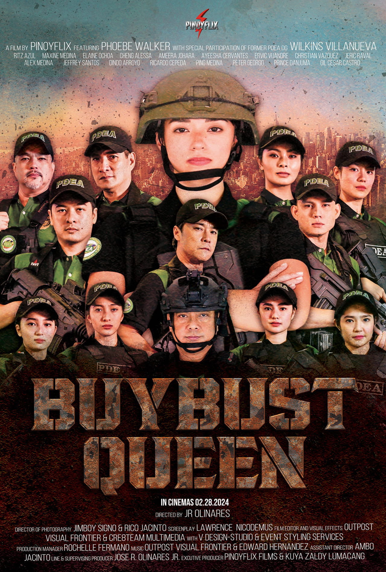 The Buy Bust Queen Backdrop