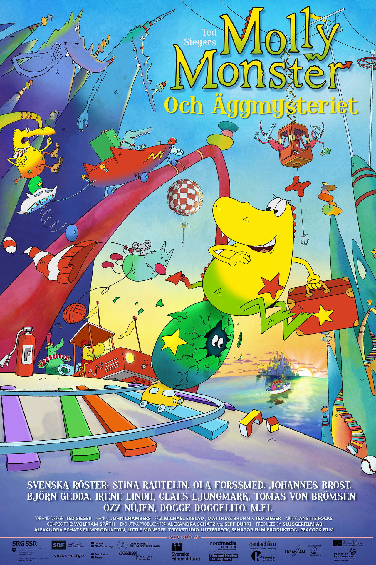 Molly Monster och äggmysteriet filmaffisch