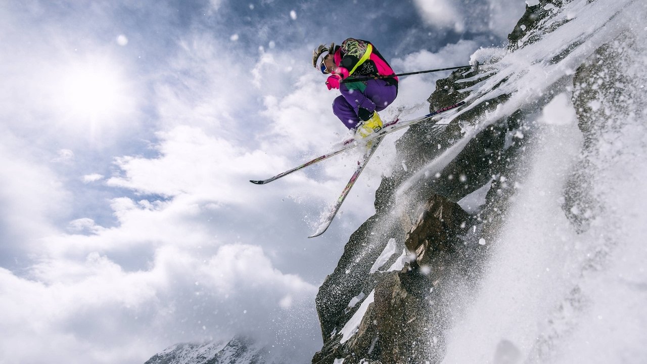 Generations of Freeskiing background