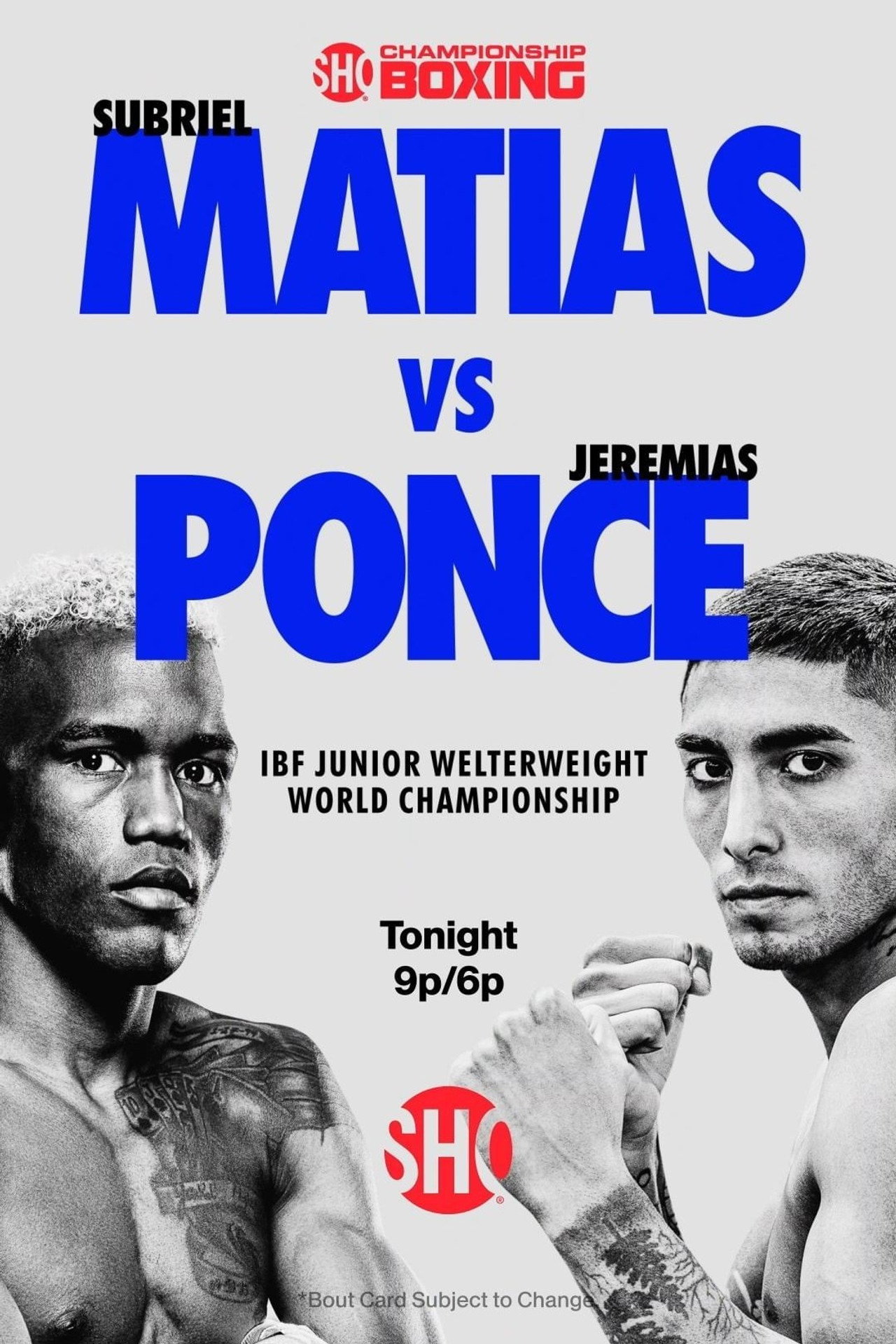 Subriel Matias vs. Jeremias Ponce filmaffisch