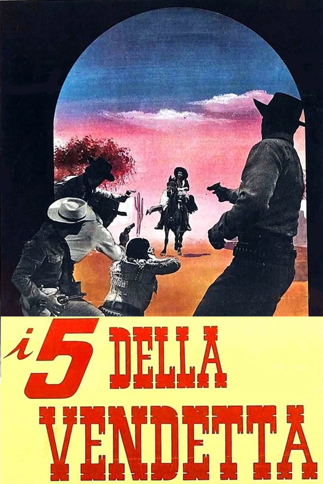 I cinque della vendetta filmaffisch