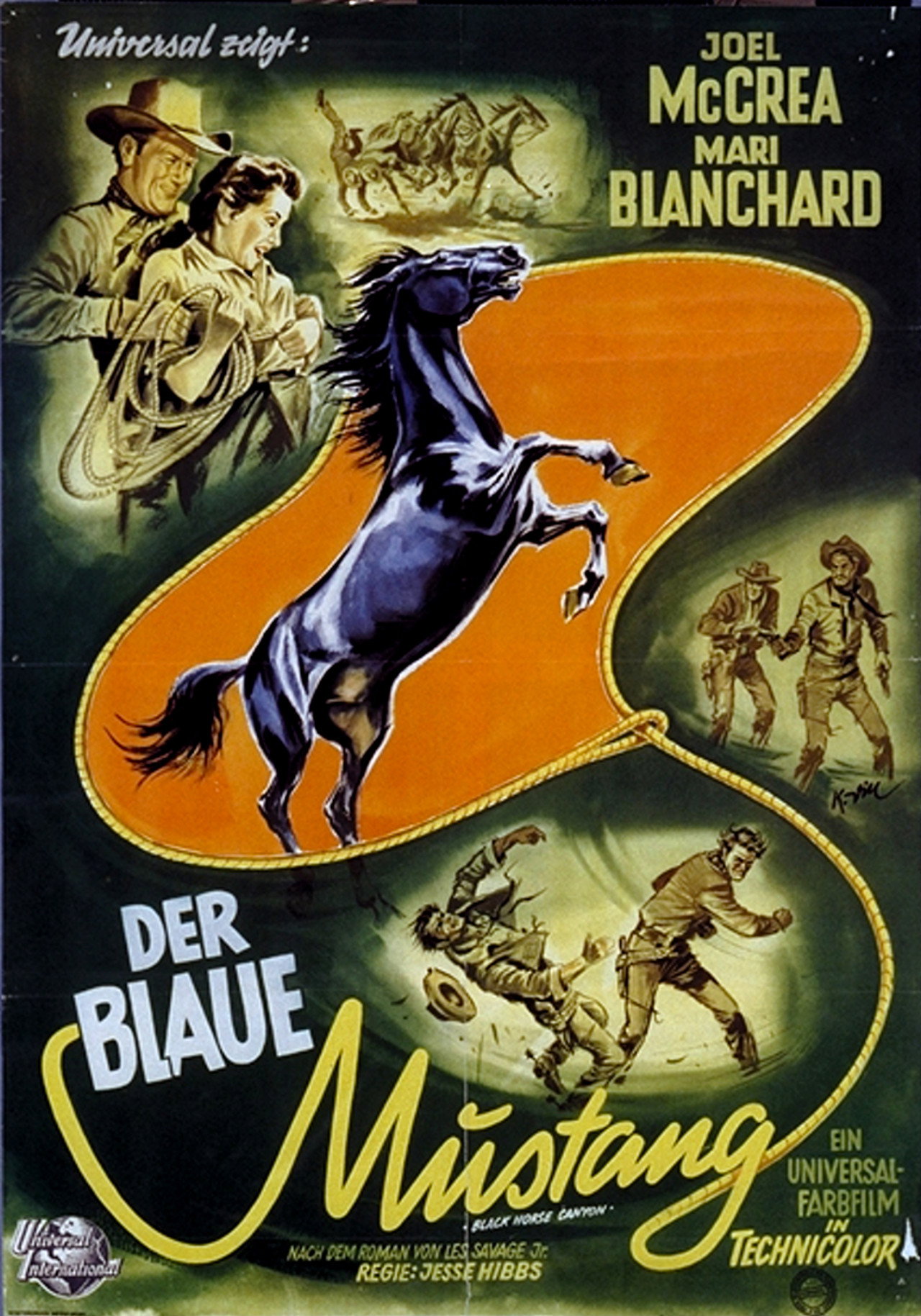 Der blaue Mustang