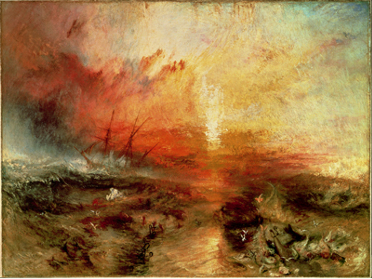 Les petits secrets des grands tableaux — Le Négrier, 1840, J.M.W. Turner