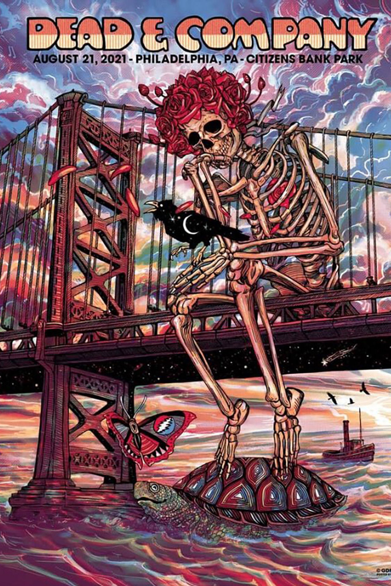 Dead & Company: 2021-08-21 Citizens Bank Park, Philadelphia, PA Backdrop