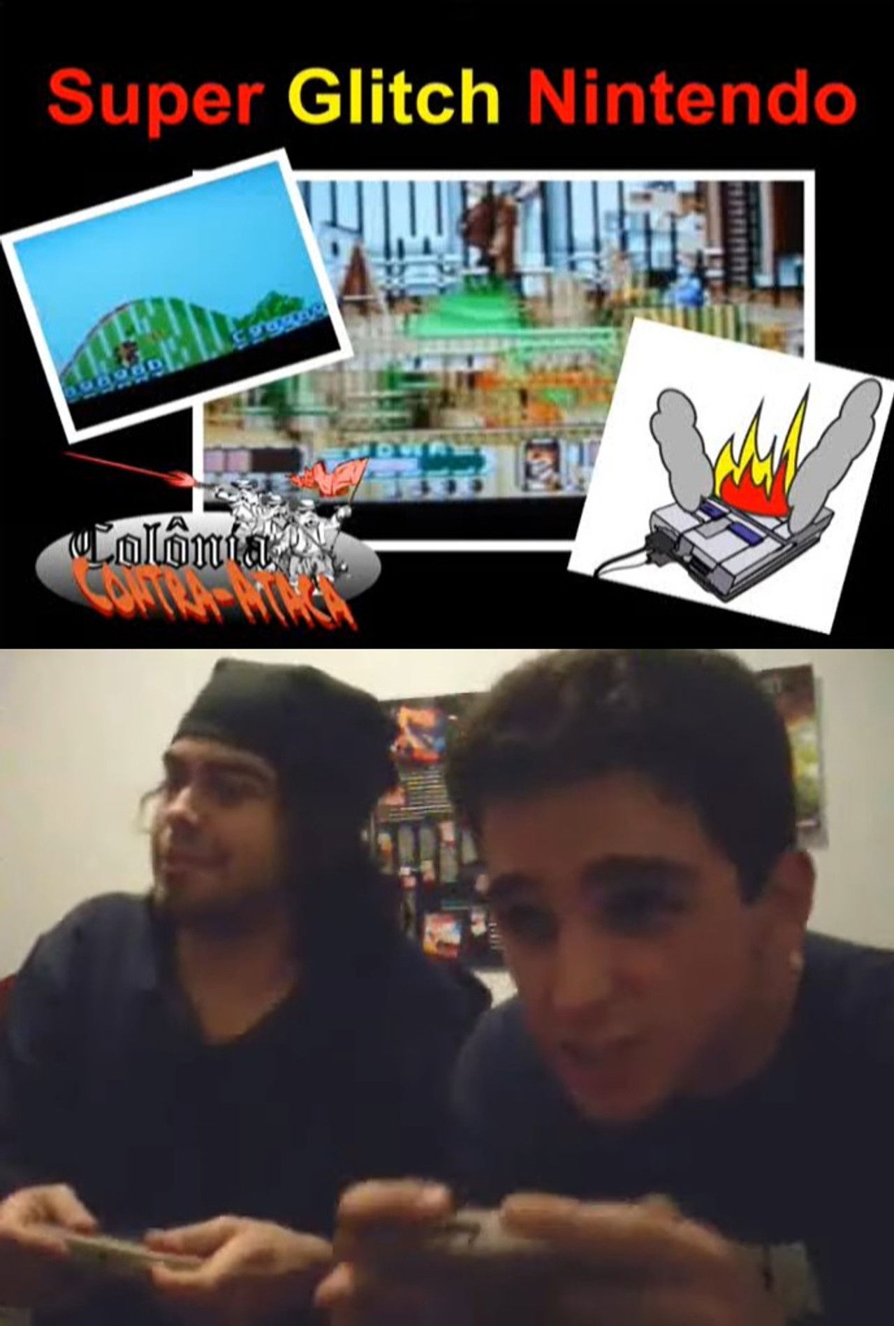 Super Glitch Nintendo Backdrop