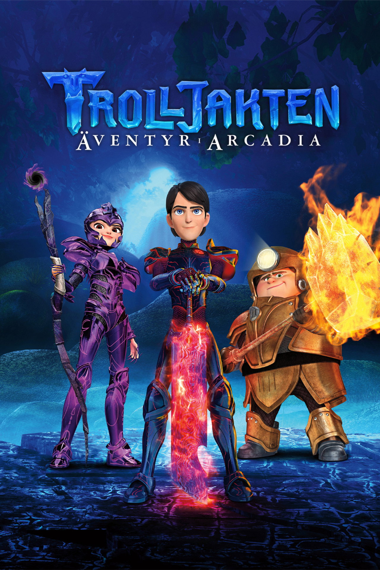 Trolljakten: Äventyr i Arcadia affisch