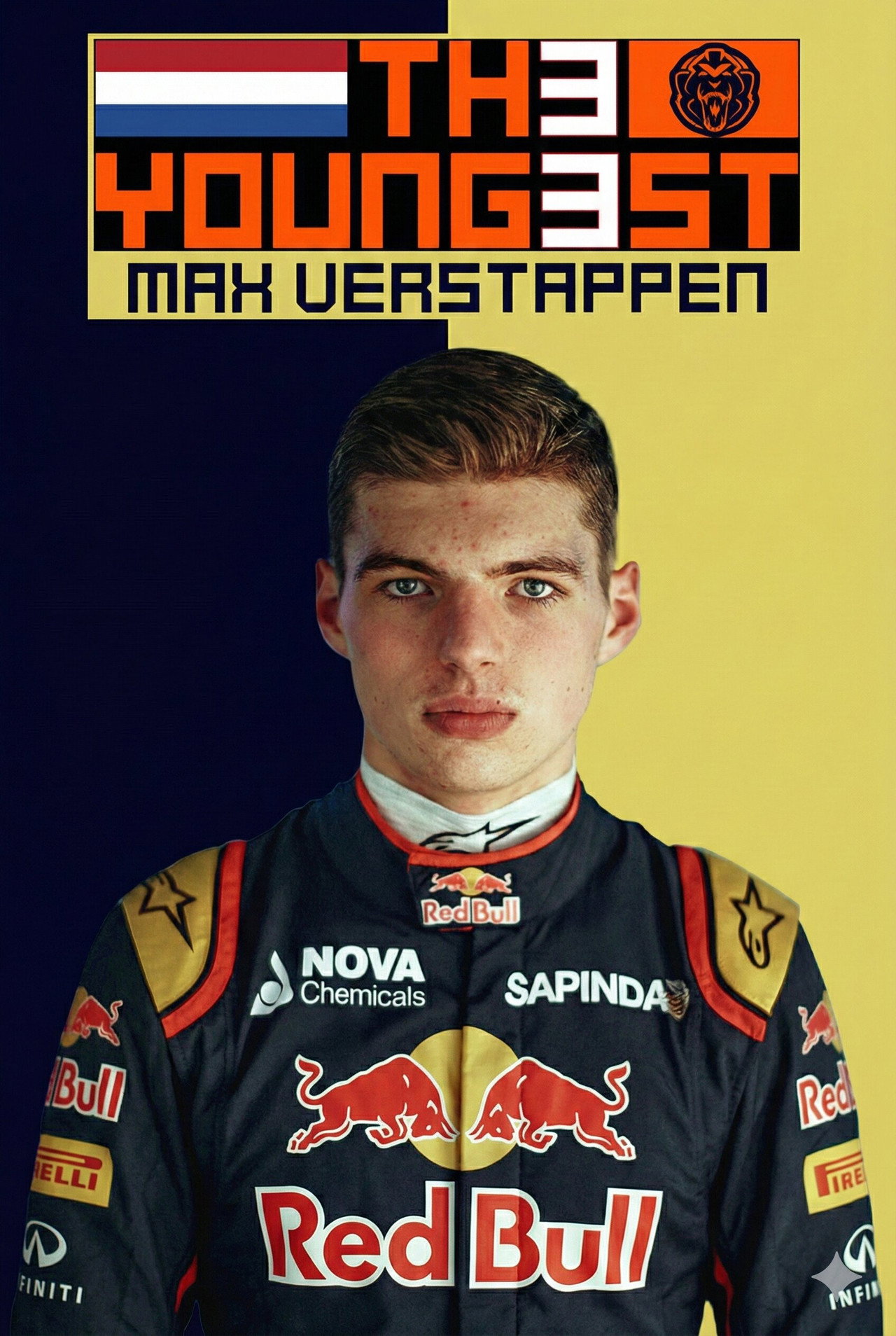 TH3 YOUNG3ST – MAX VERSTAPPEN filmaffisch