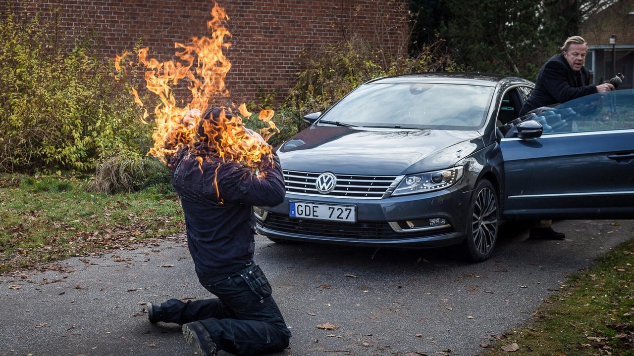 Scen från Wallander - Mordbrännaren