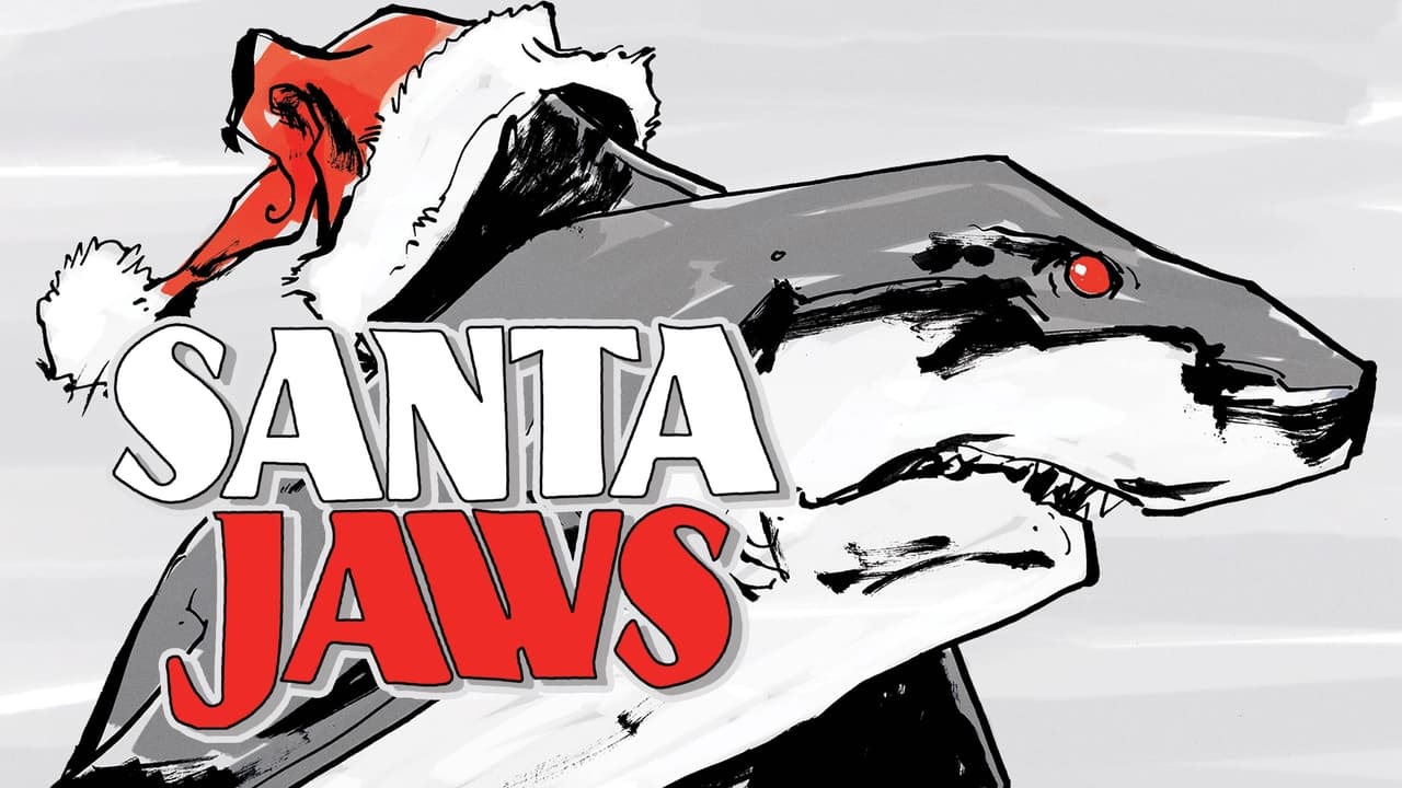 Santa Jaws Backdrop Image