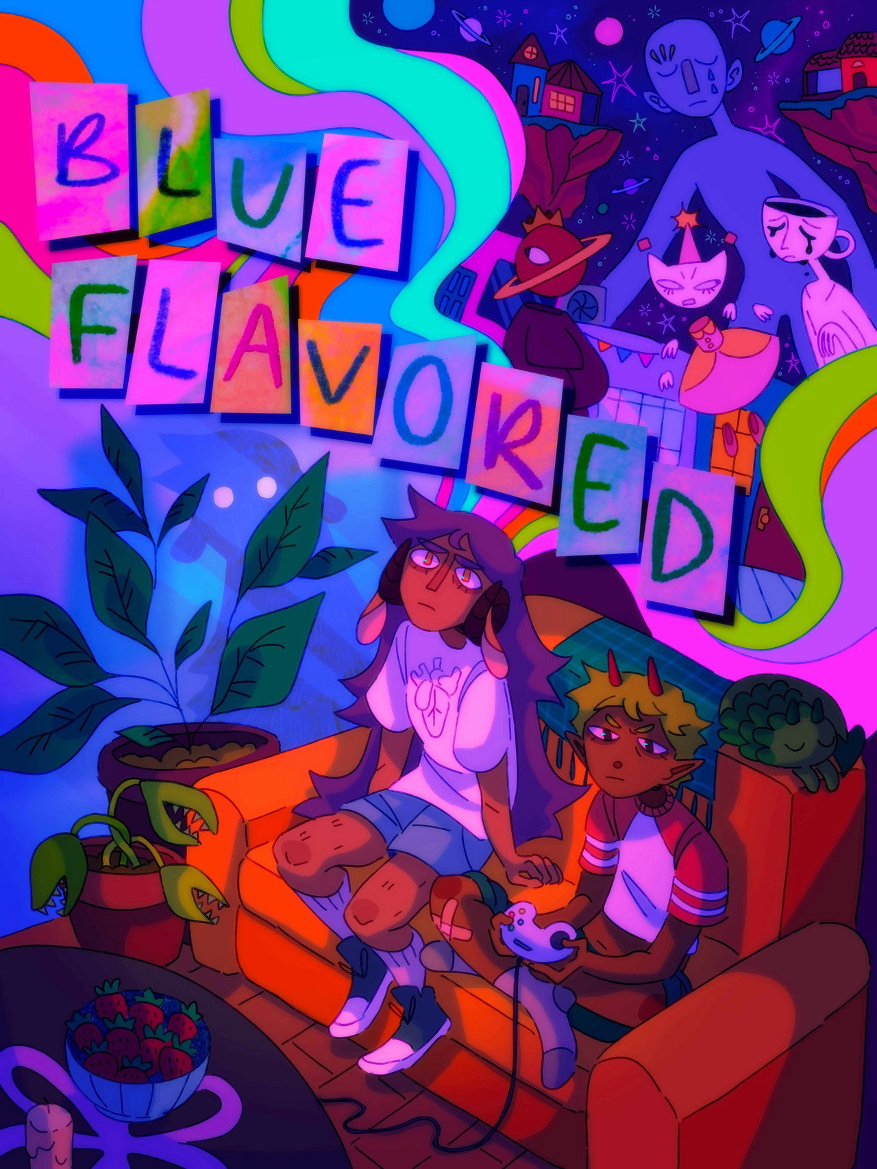 Blue Flavored poster
