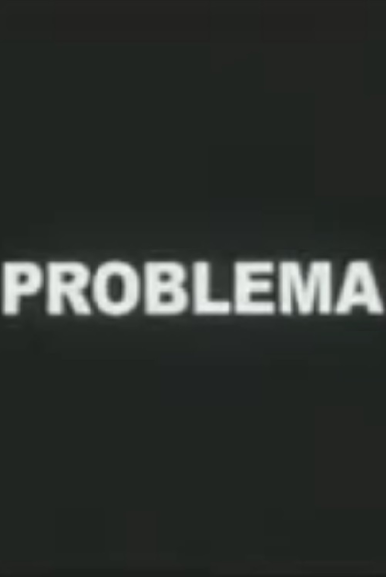 Problema filmaffisch