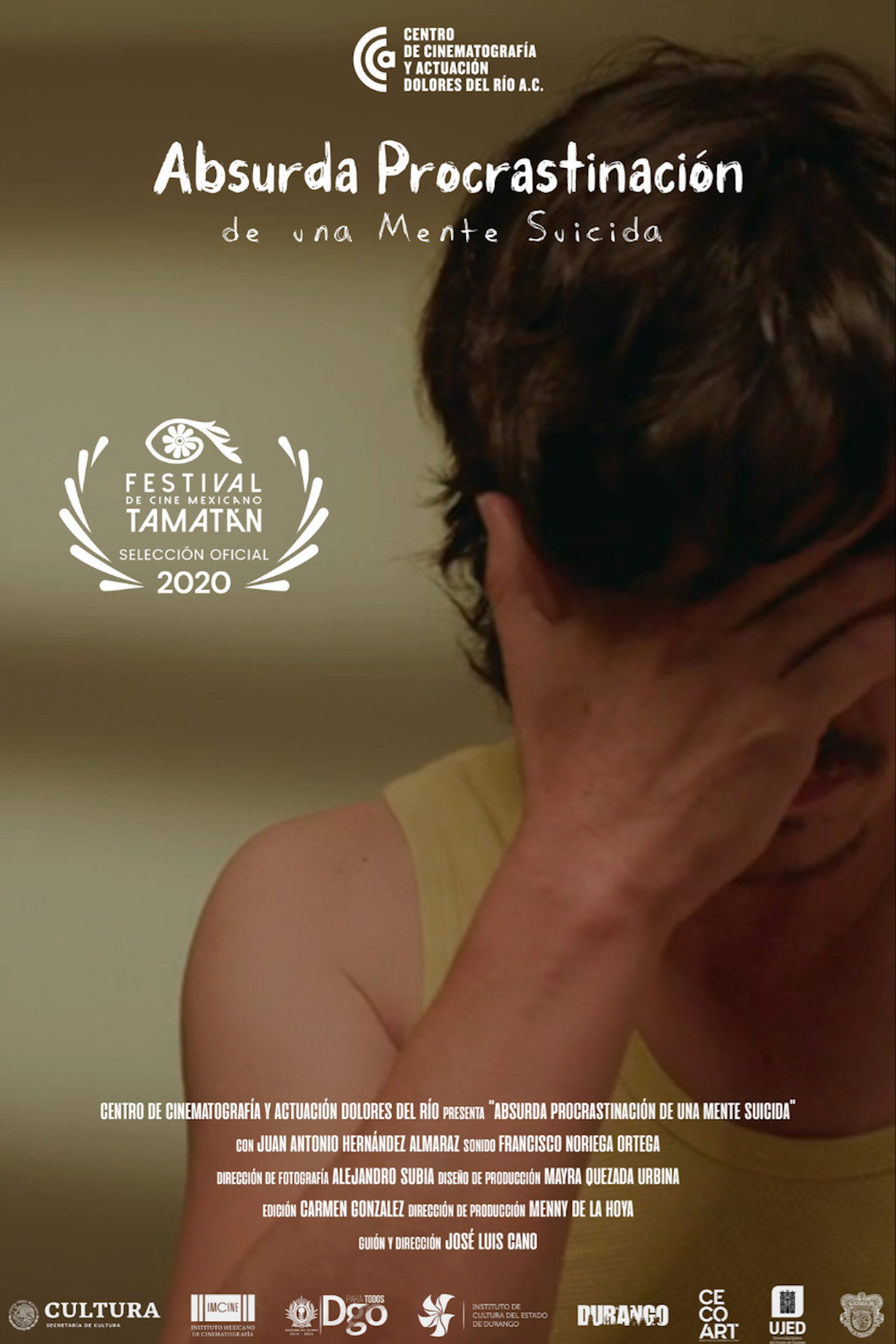 Absurda procrastinación de una mente suicida filmaffisch