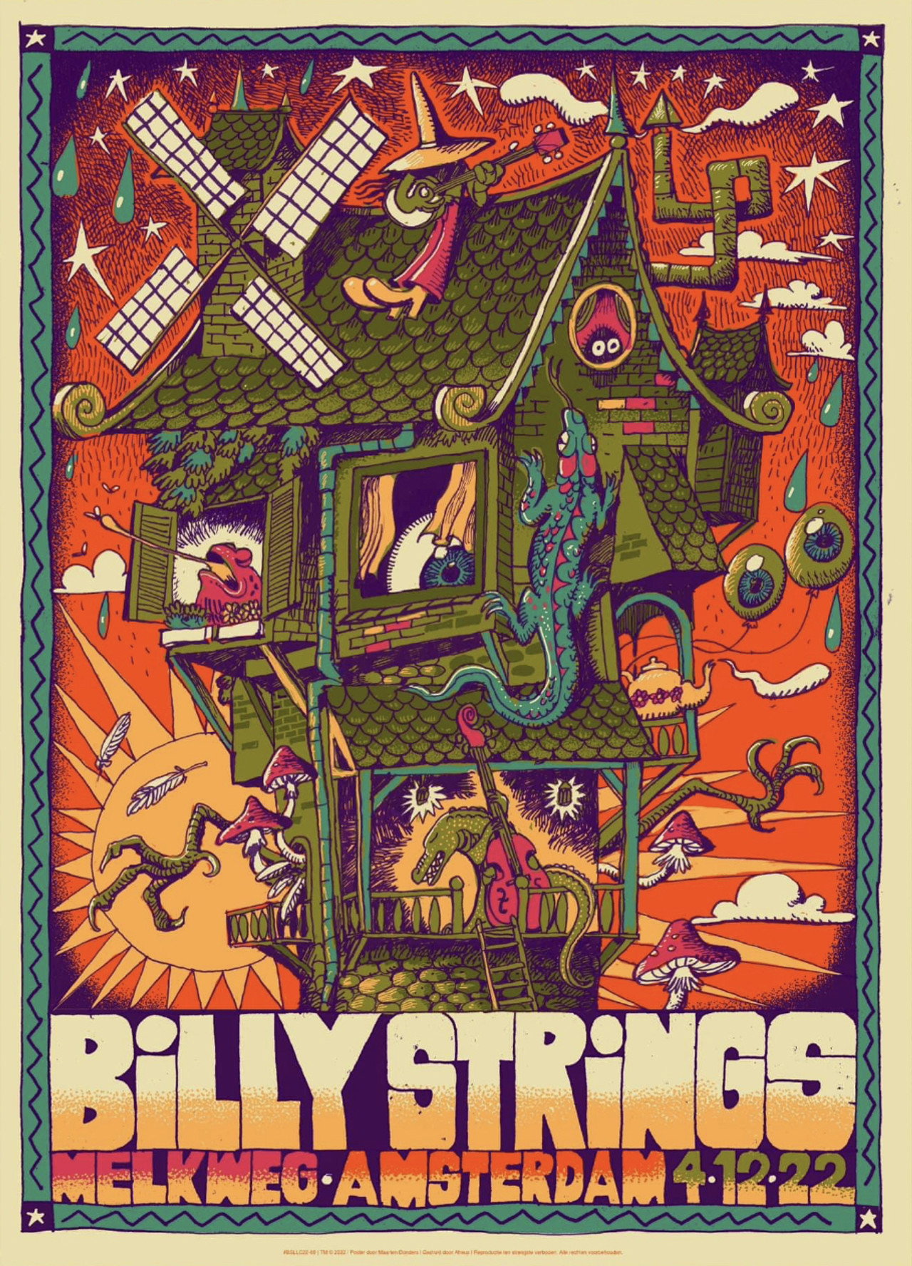 Billy Strings | 2022.12.04 — Melkweg - Amsterdam filmaffisch