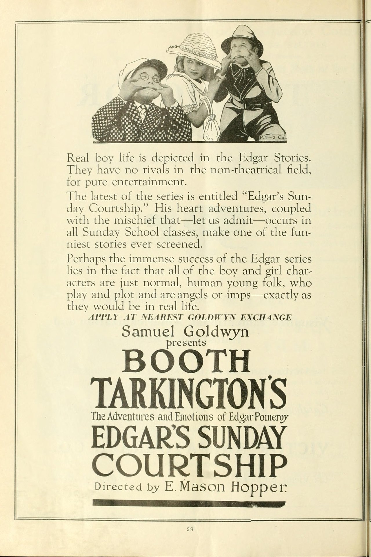 Edgar's Sunday Courtship Edgar's Sunday Courtship