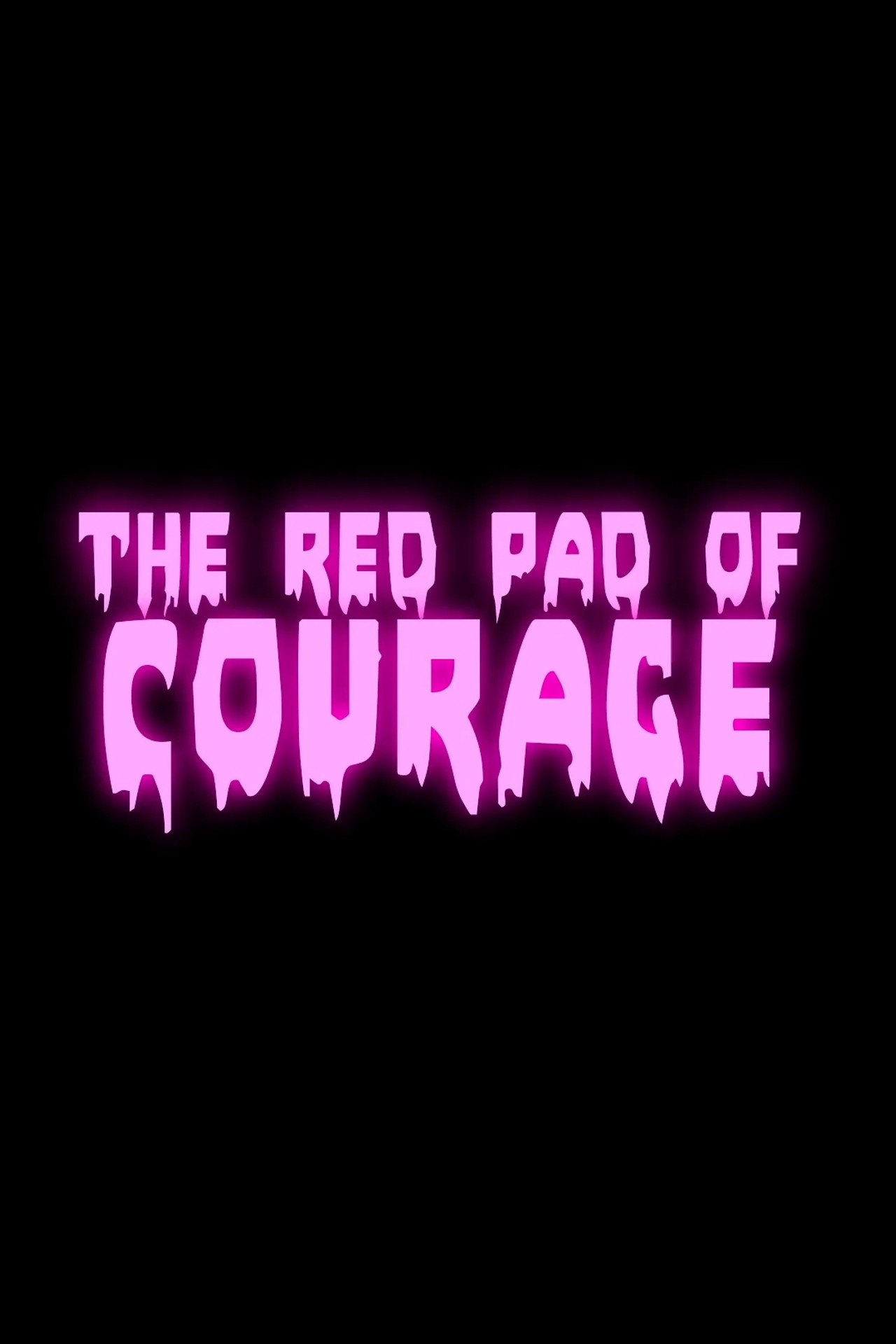 The Red Pad of Courage Backdrop