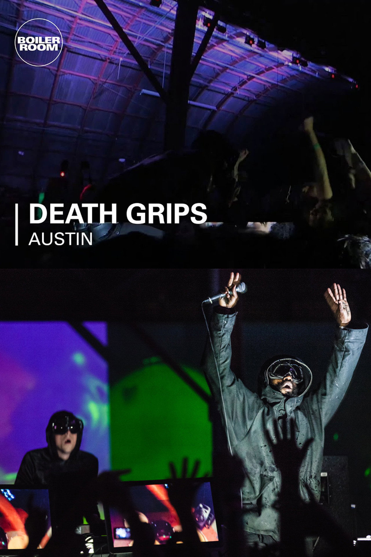 Death Grips: Ray-Ban x Boiler Room 001 | SXSW Warehouse Broadcast Live Set filmaffisch