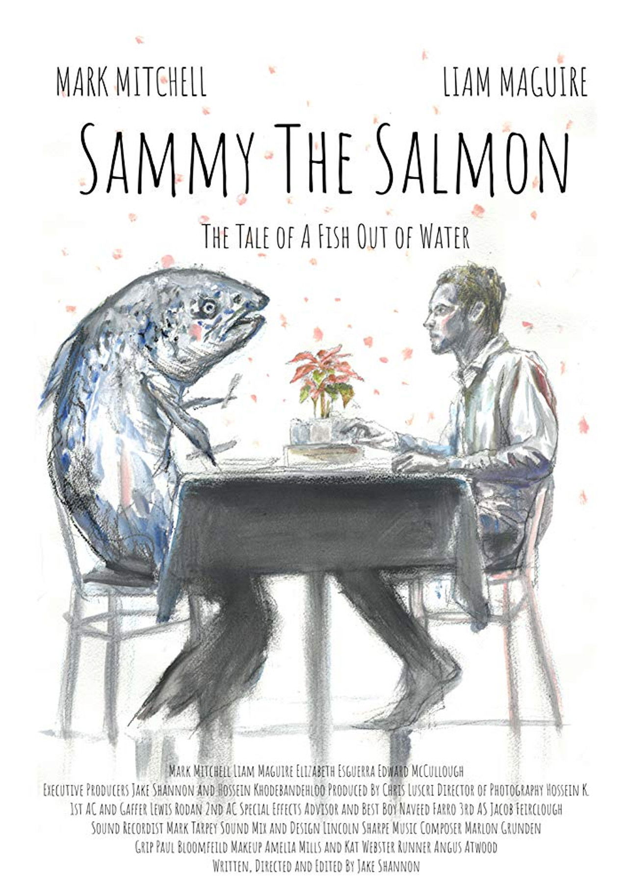 Sammy the Salmon Backdrop