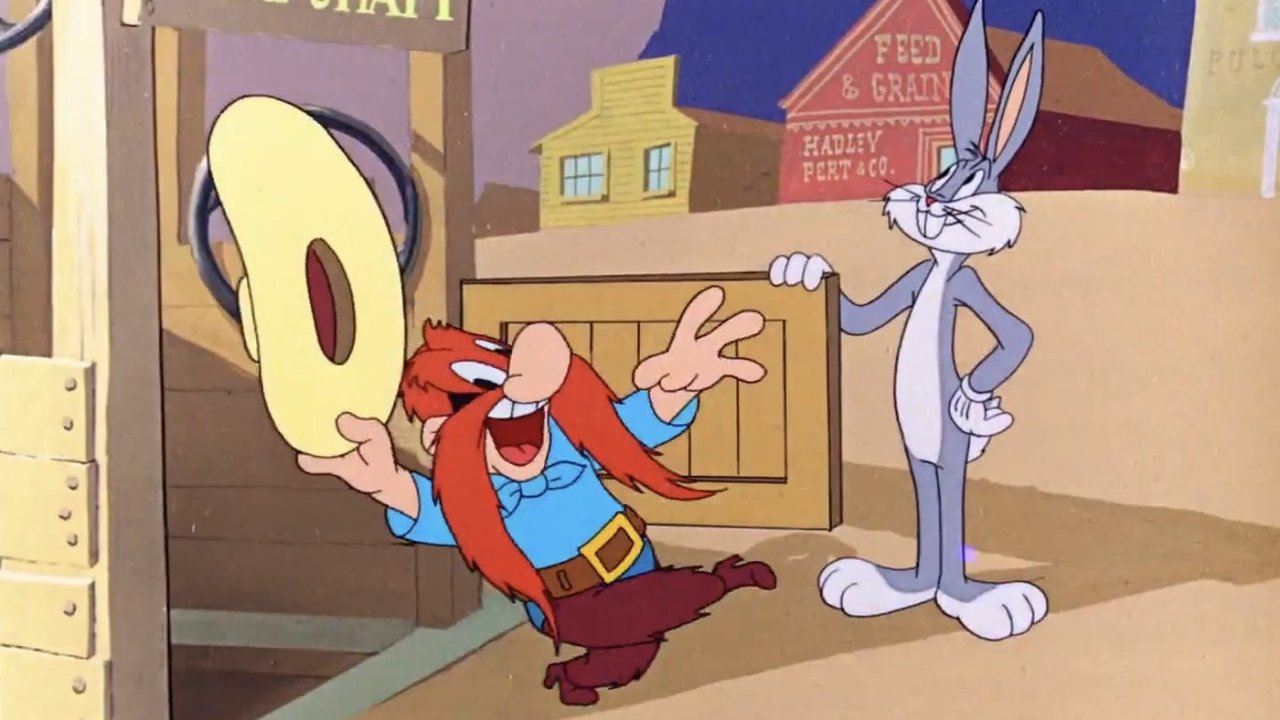 Bugs Bunny Rides Again backdrop
