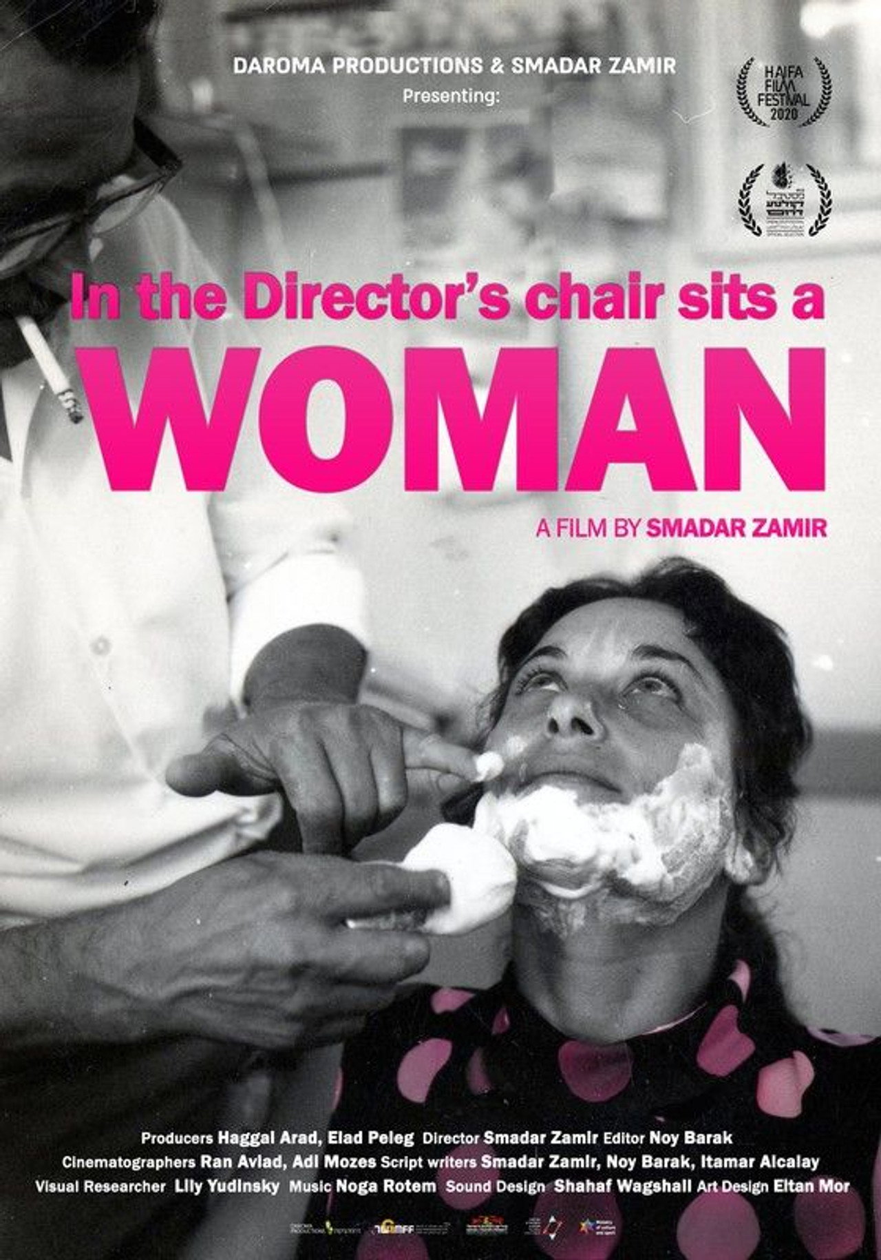In the Director's Chair Sits a Woman Backdrop