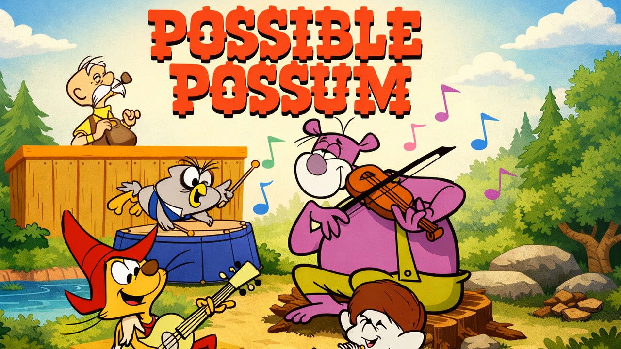 Possum i mundshëm backdrop