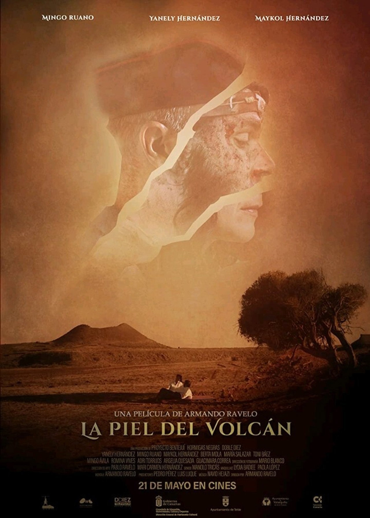 La piel del volcán filmaffisch