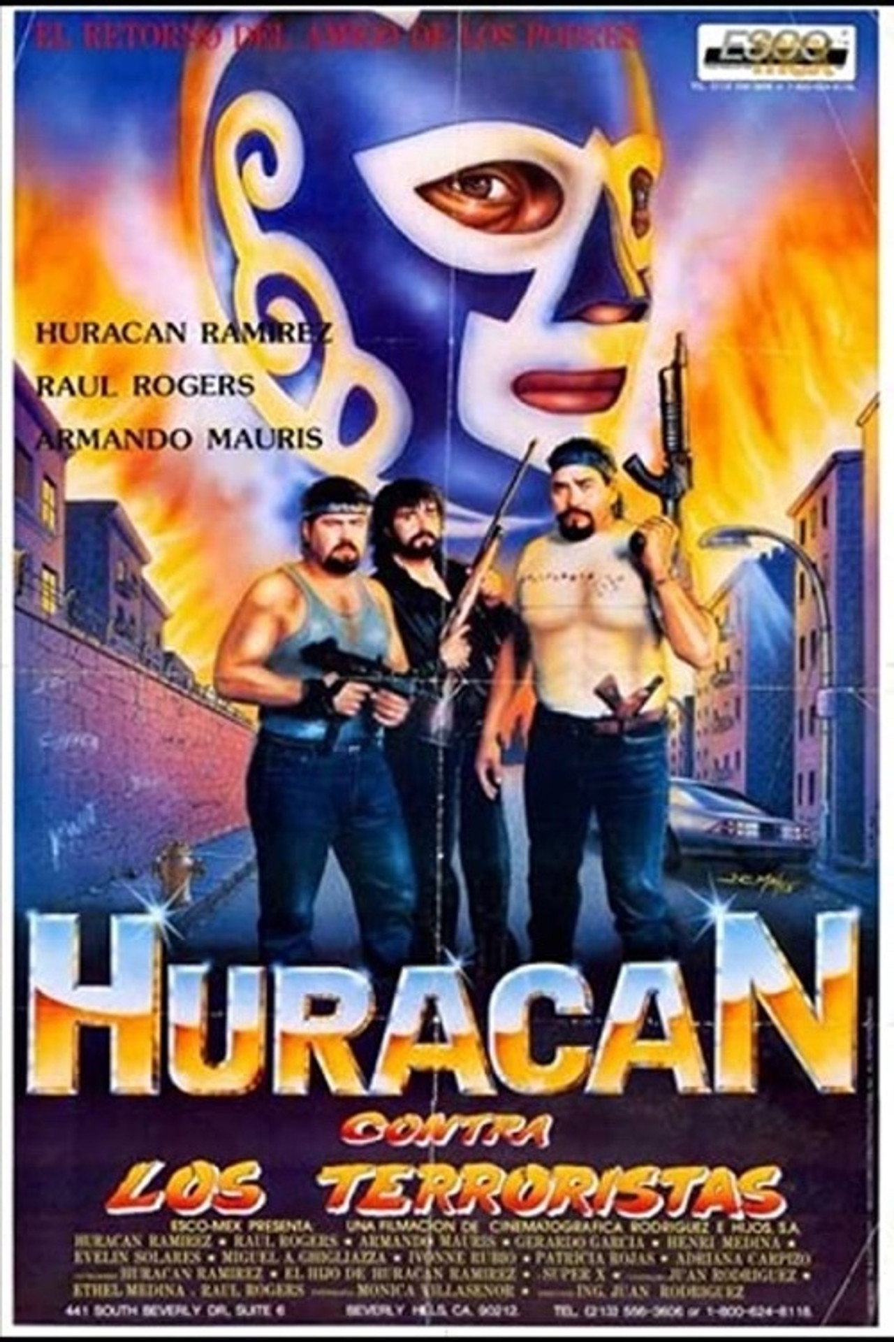 Huracán Ramírez contra los terroristas filmaffisch