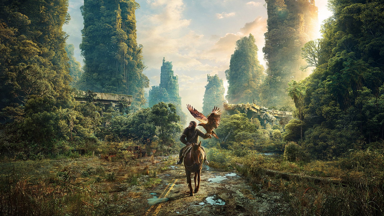 Kingdom of the planet of the Apes (2024) Hindi Dubbed backdrop