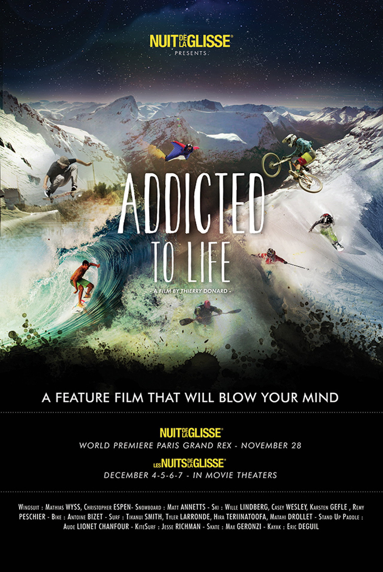 Nuit de la Glisse: Addicted to Life filmaffisch