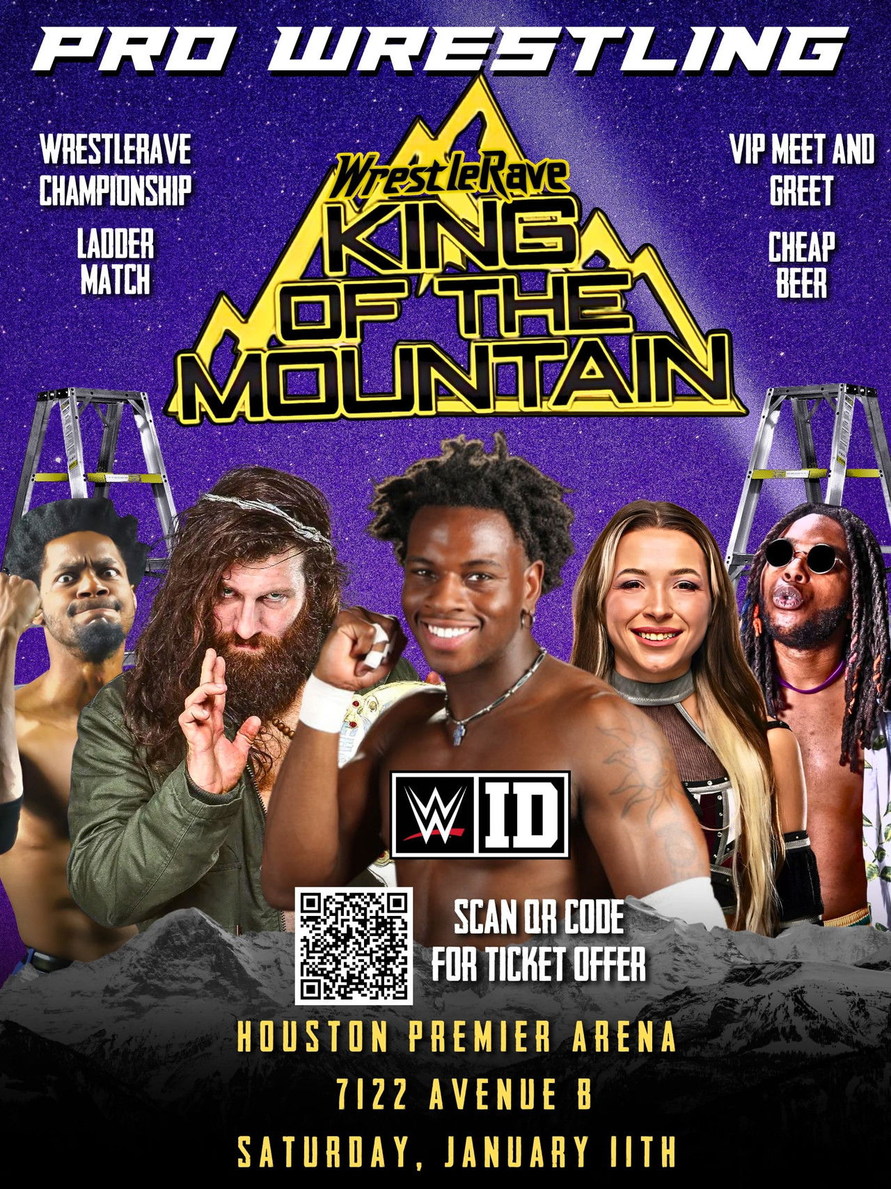 WrestleRave King Of The Mountain Backdrop