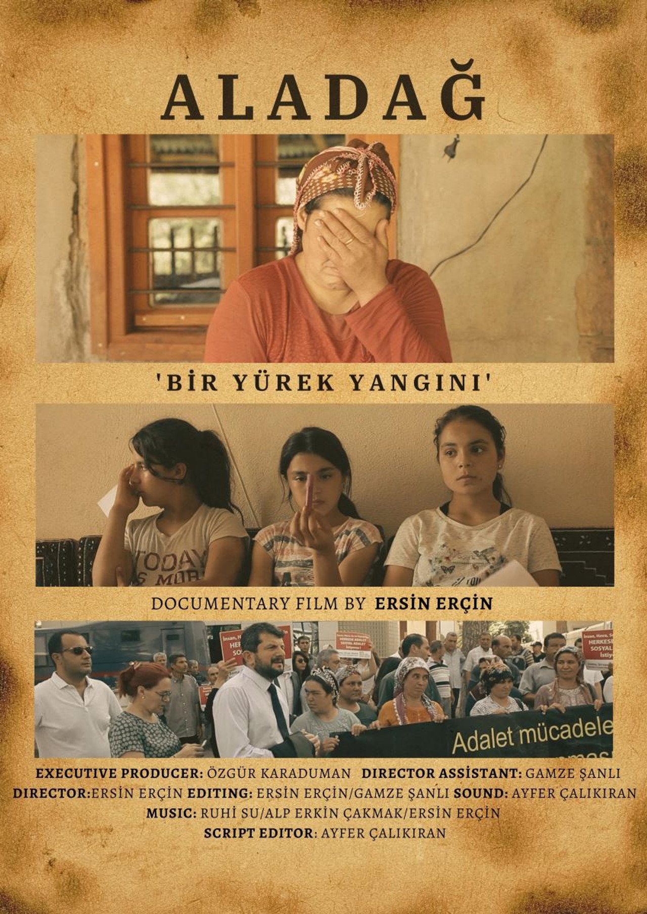 Aladağ "Bir Yürek Yangını" filmaffisch