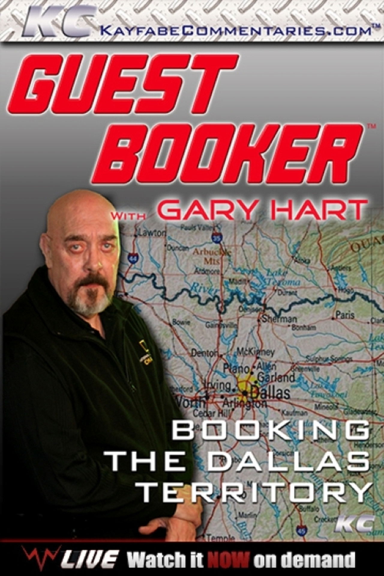 Guest Booker with Gary Hart Backdrop