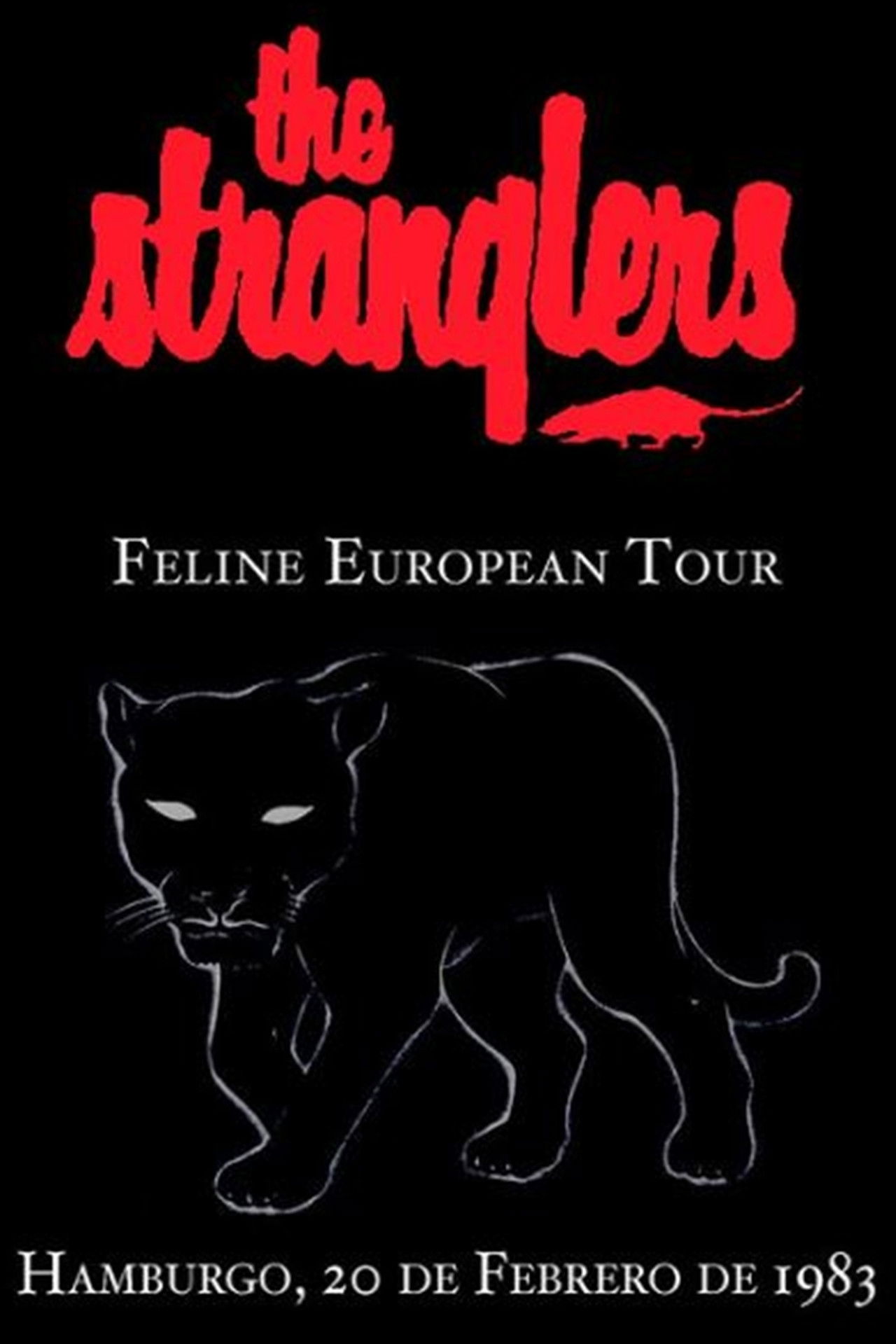 The Stranglers - Feline European Tour - Live in Hamburg Backdrop