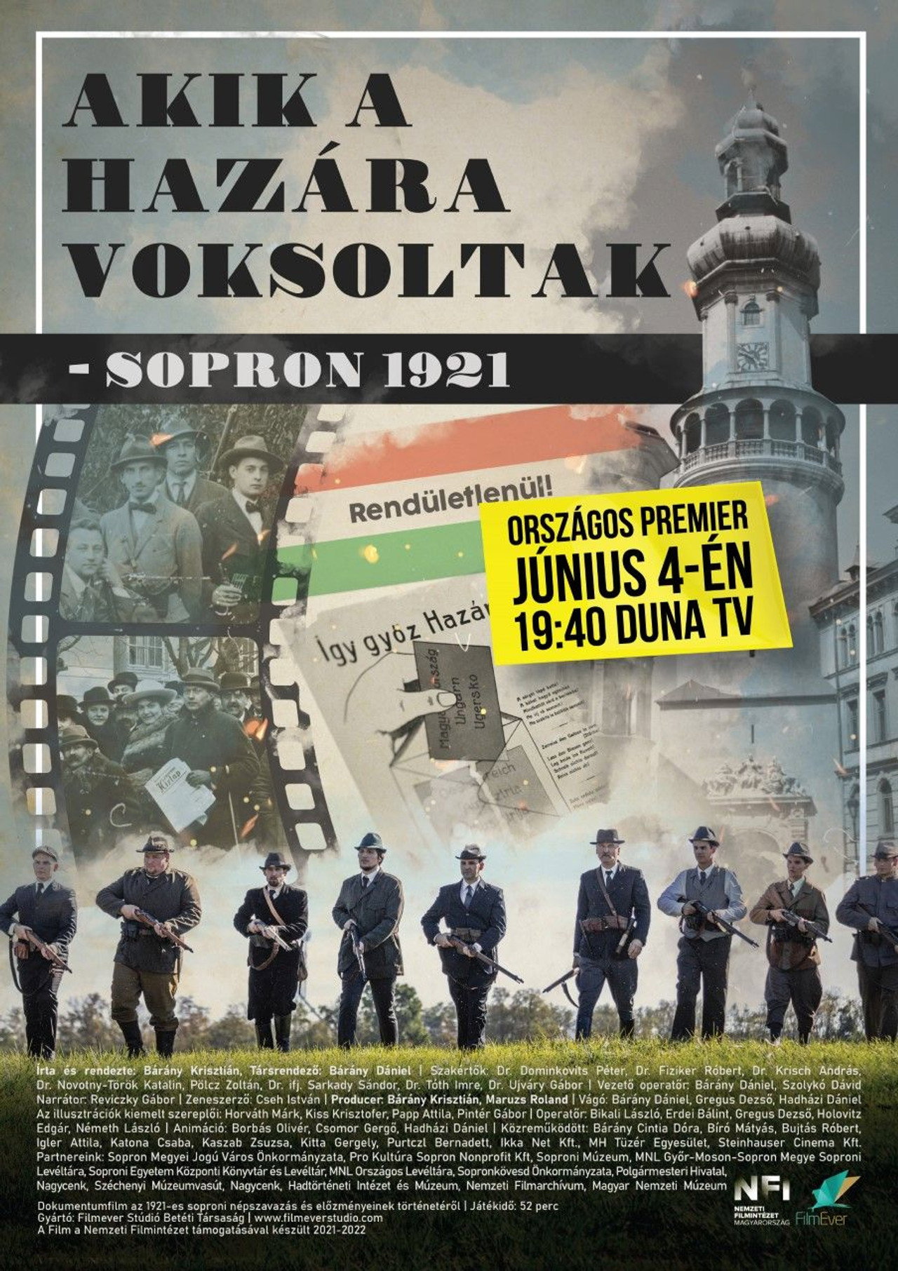 Akik a hazára voksoltak - Sopron 1921 filmaffisch