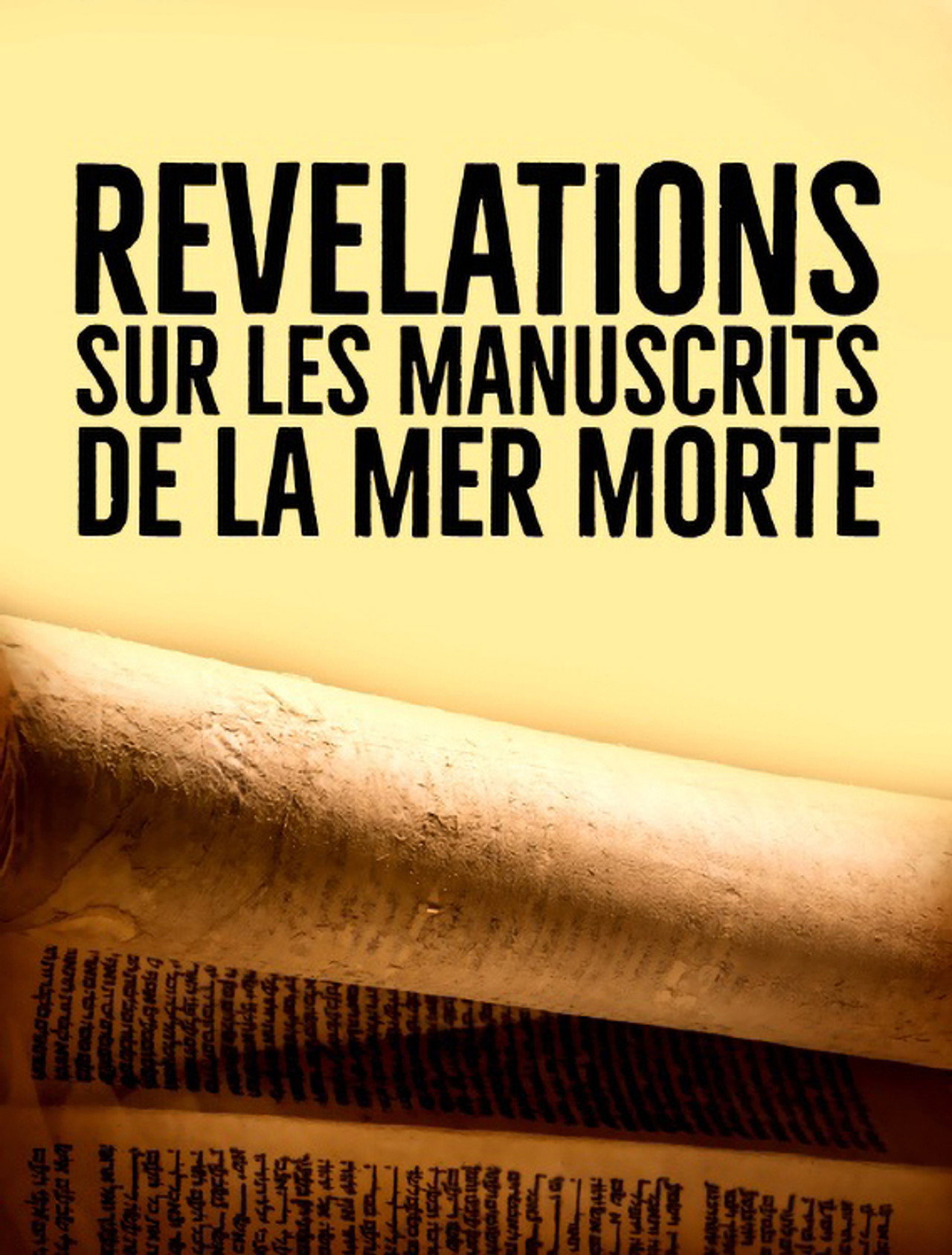 Révélations sur les manuscrits de la mer Morte filmaffisch