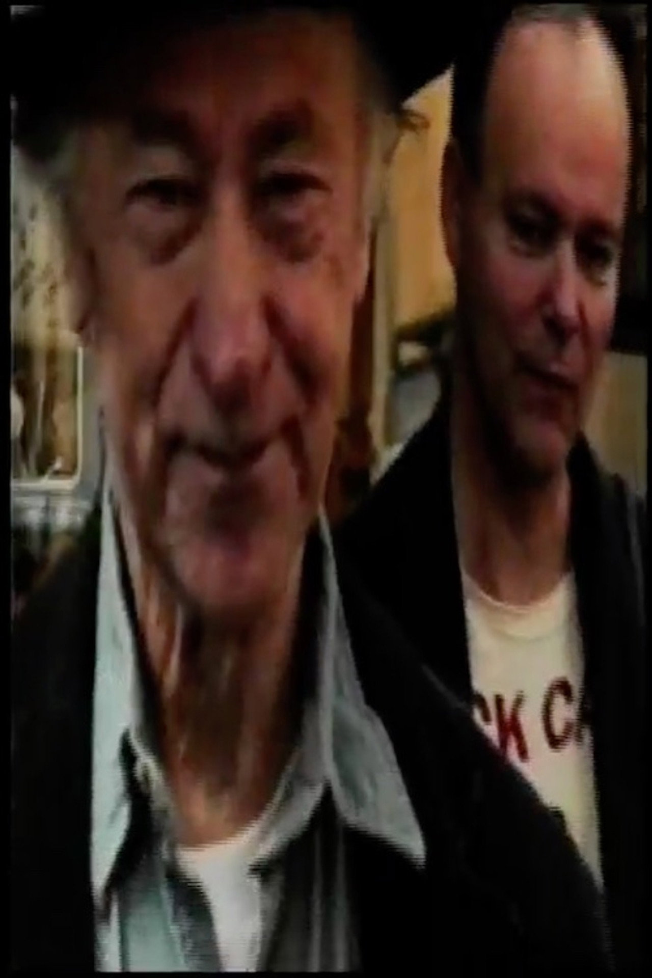 Jonas Mekas in Budapest Backdrop