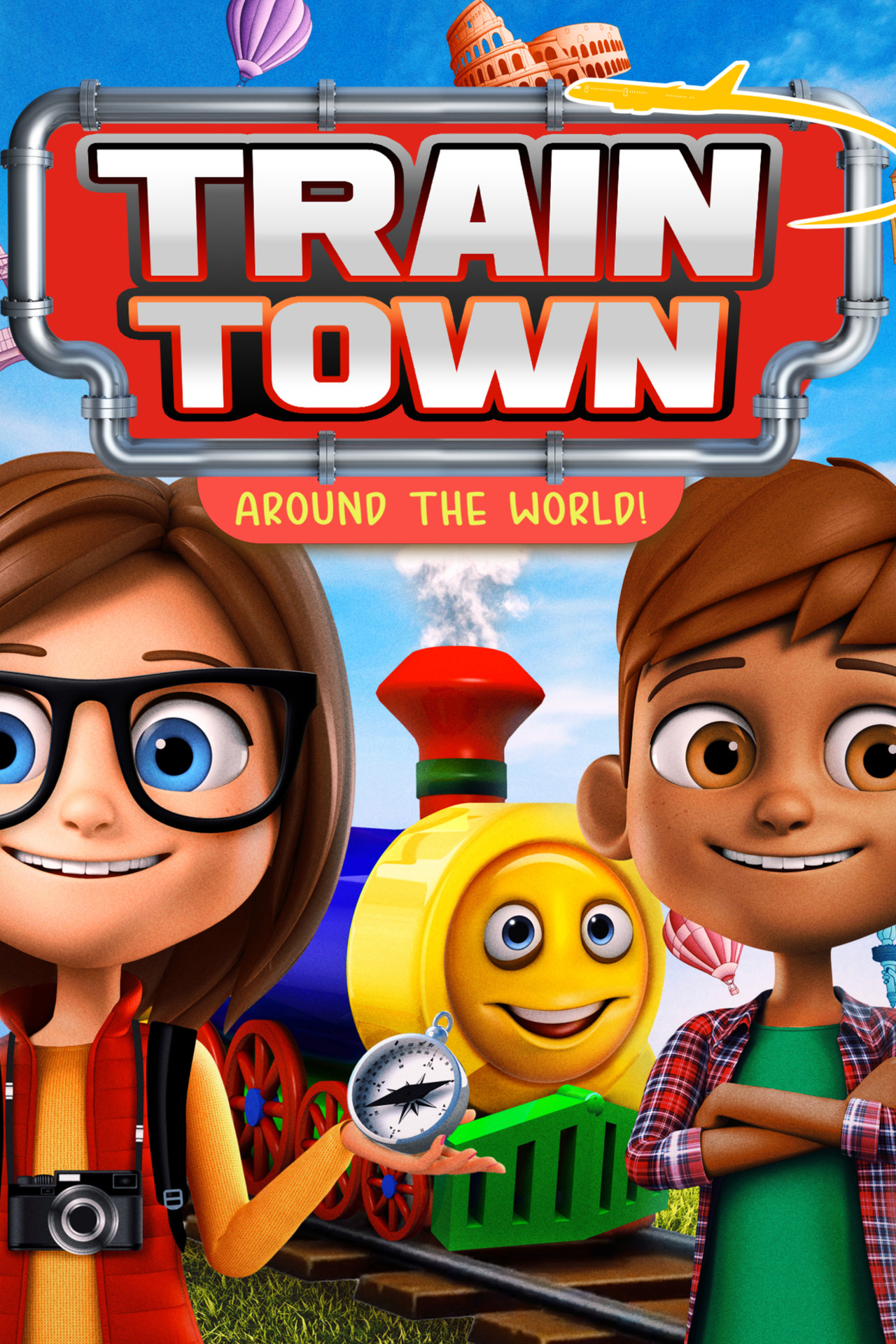 Train Town: Around the World Backdrop