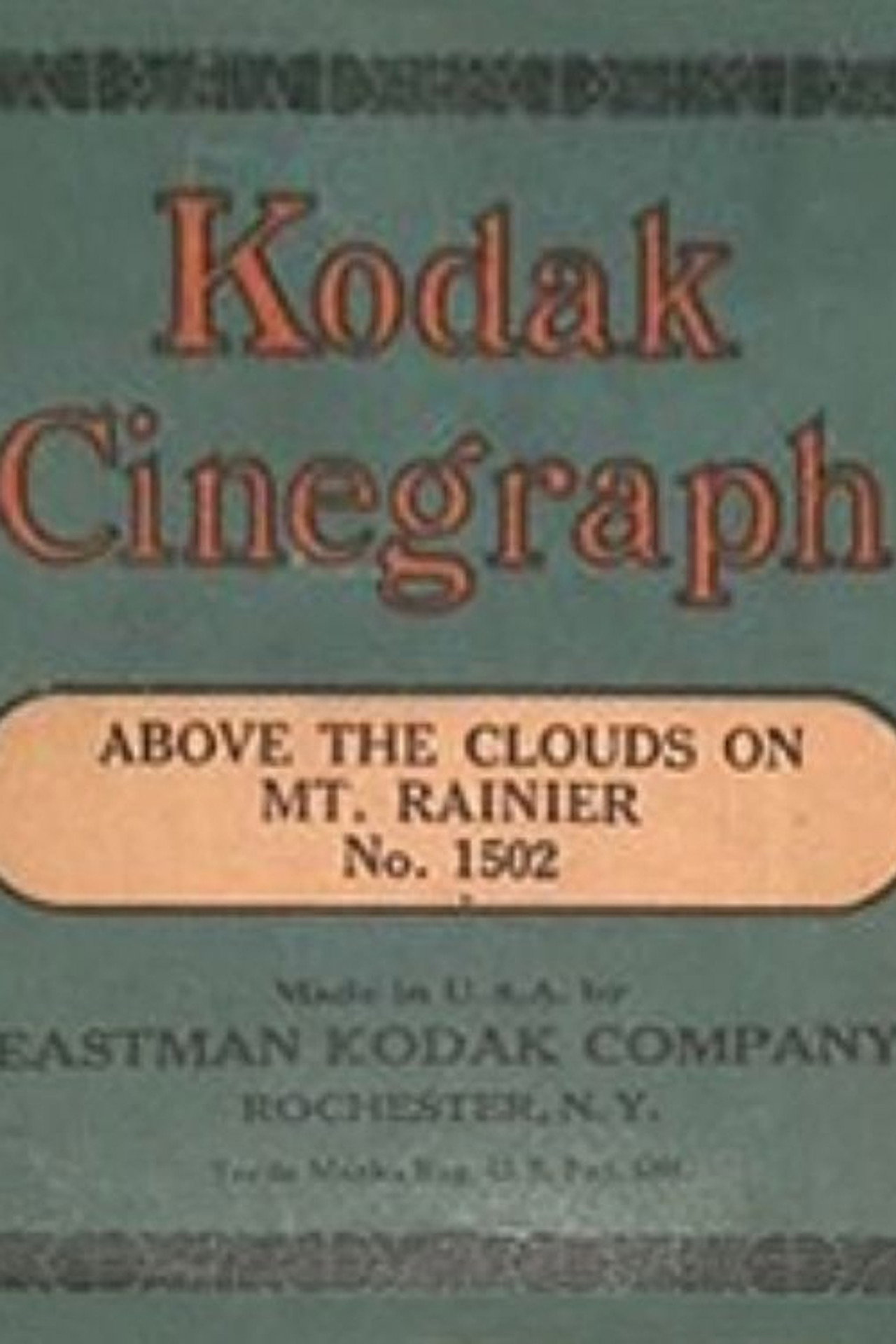 Above the Clouds on Mt. Rainier poster