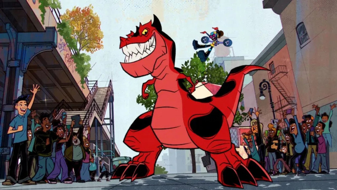 Moon Girl e Devil Dinosaur backdrop