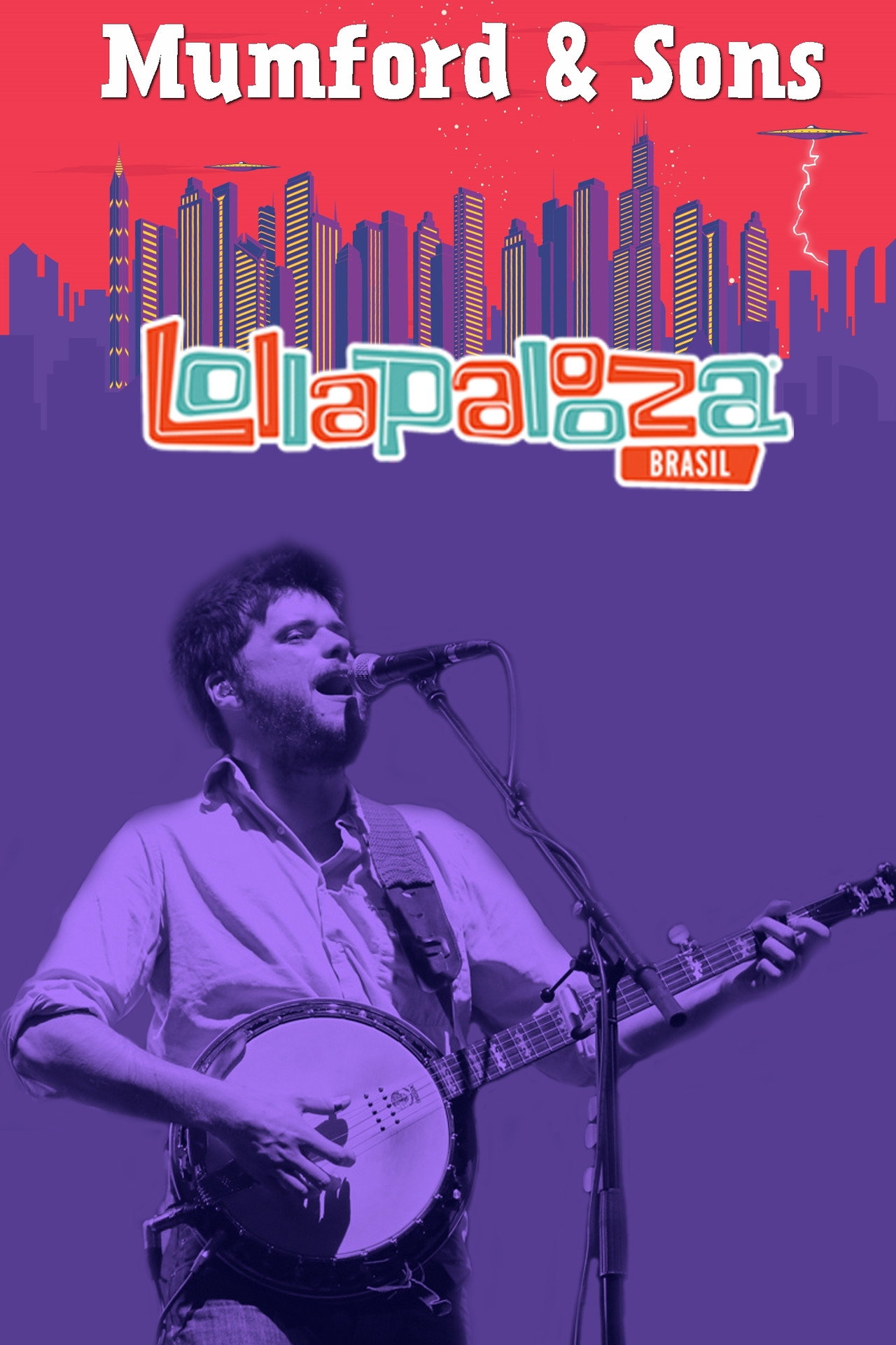 Mumford & Sons - Live at Lollapalooza 2016 filmaffisch