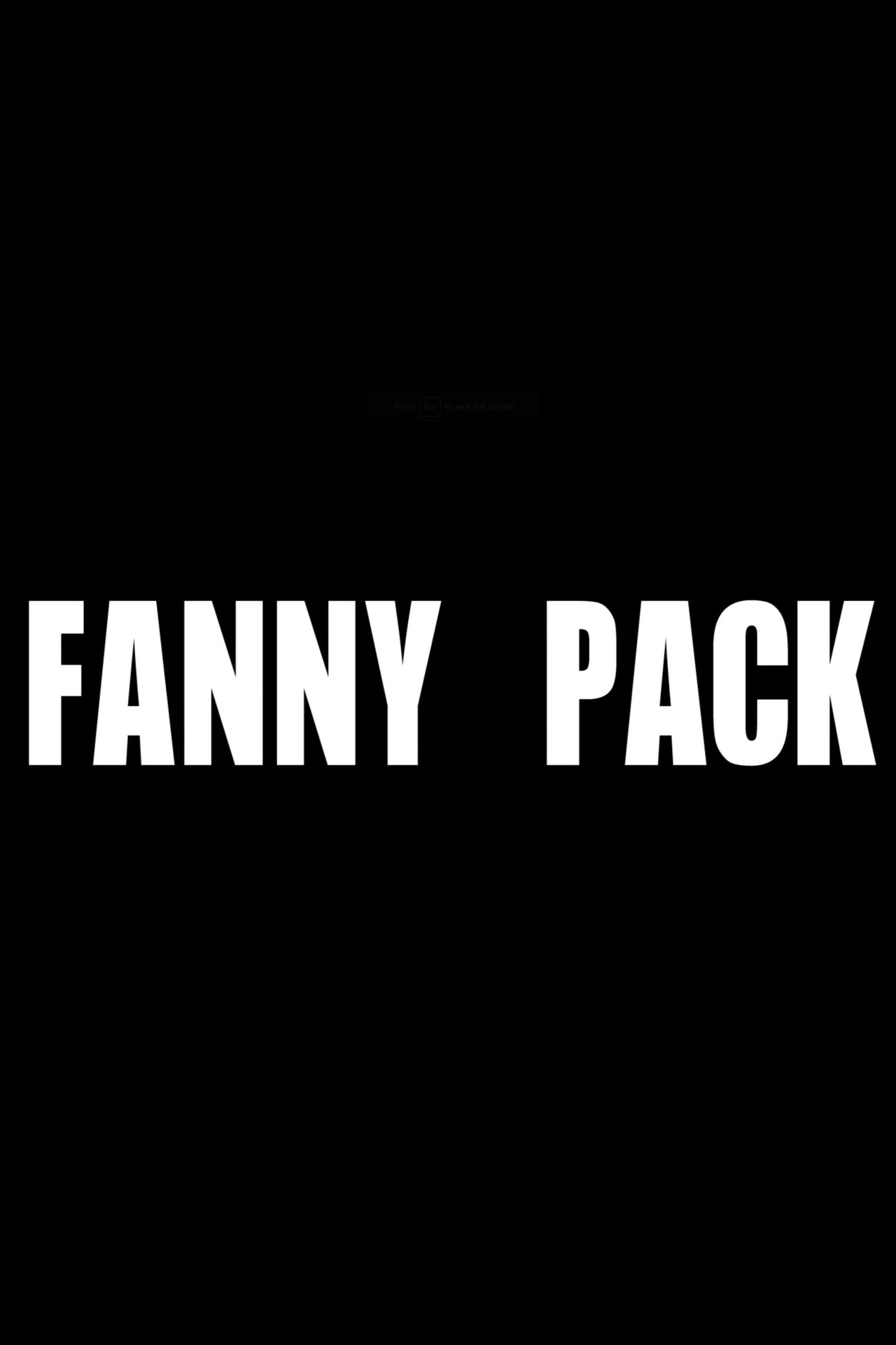 Fanny Pack filmaffisch