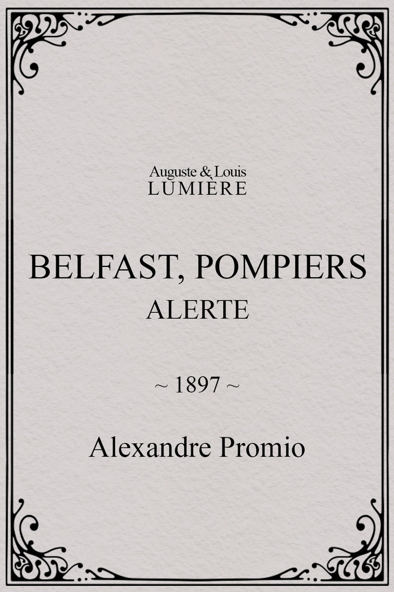 Belfast, Pompiers : Alerte