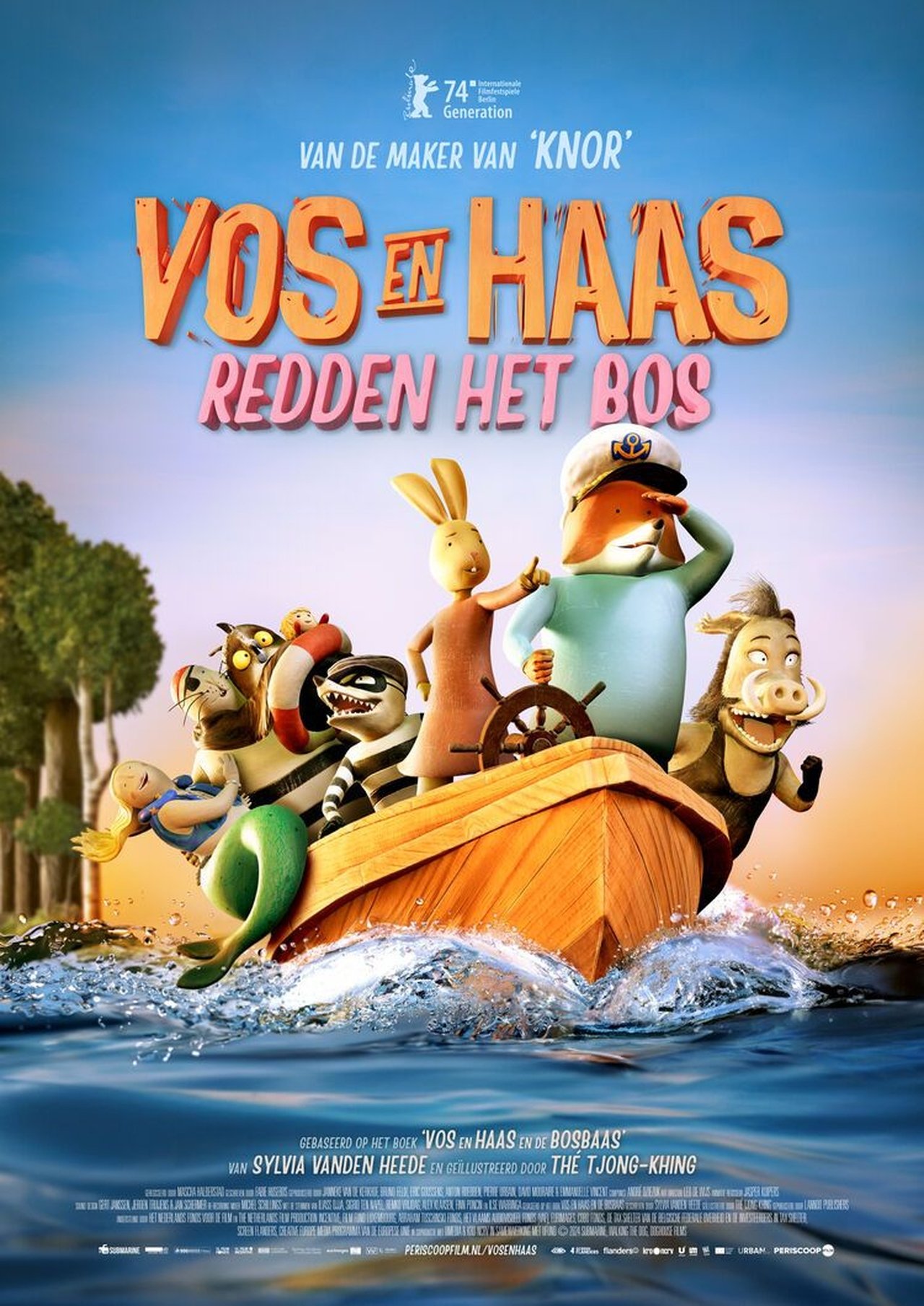 Renard et Lapine sauvent la forêt poster