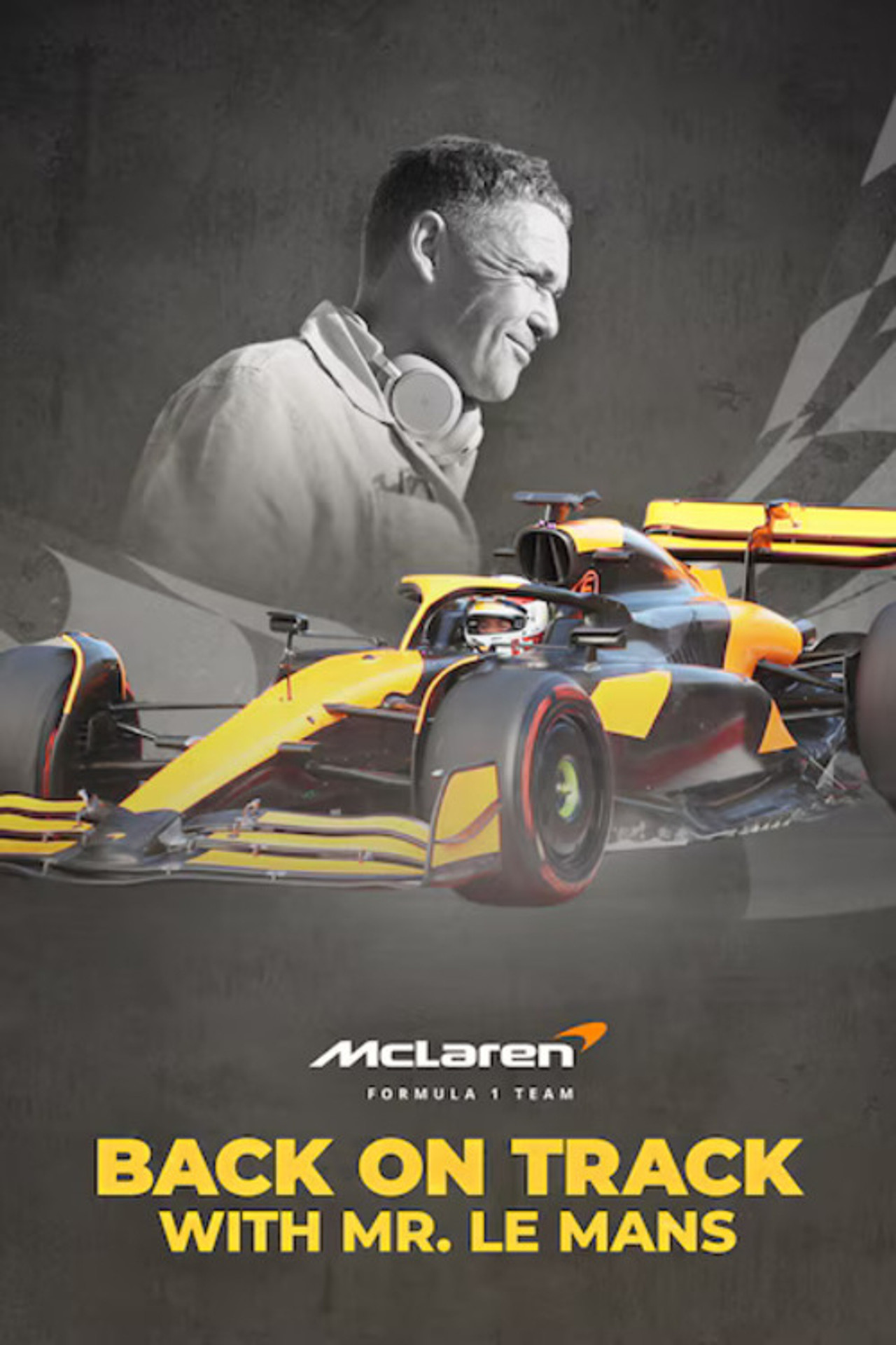 Back on track with Mr. Le Mans Backdrop