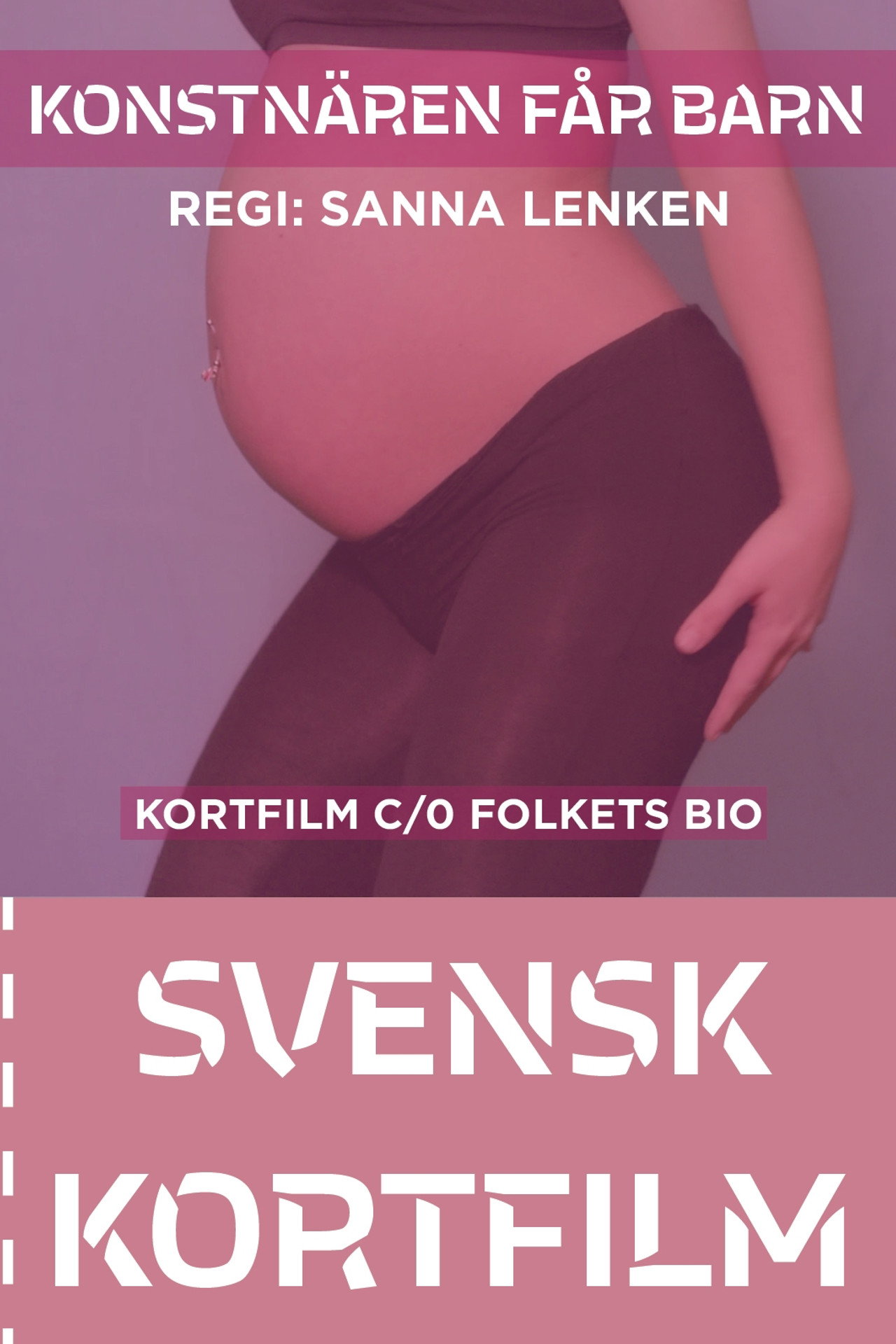 Konstnären får barn filmaffisch