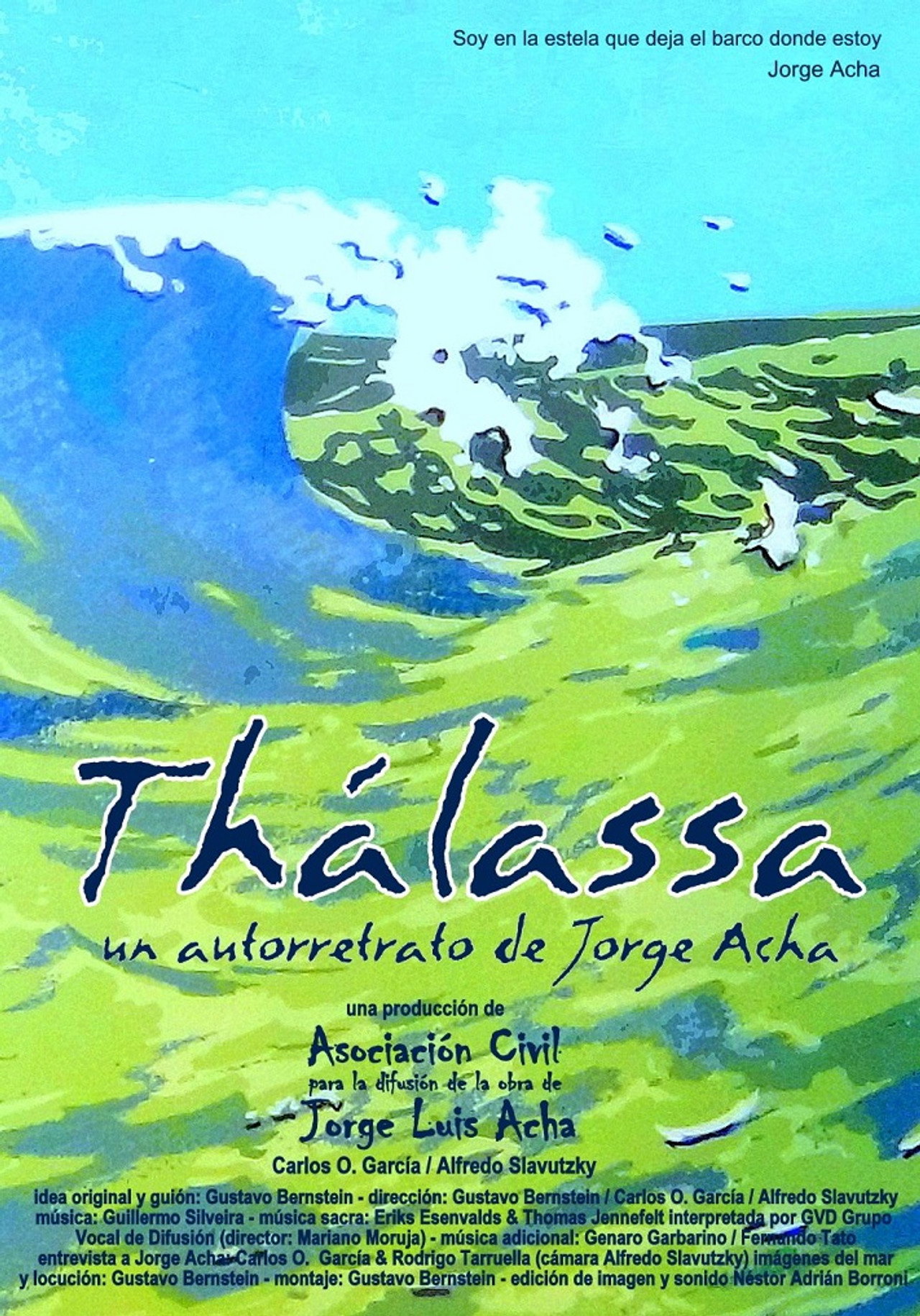 Thálassa, un autorretrato de Jorge Acha filmaffisch