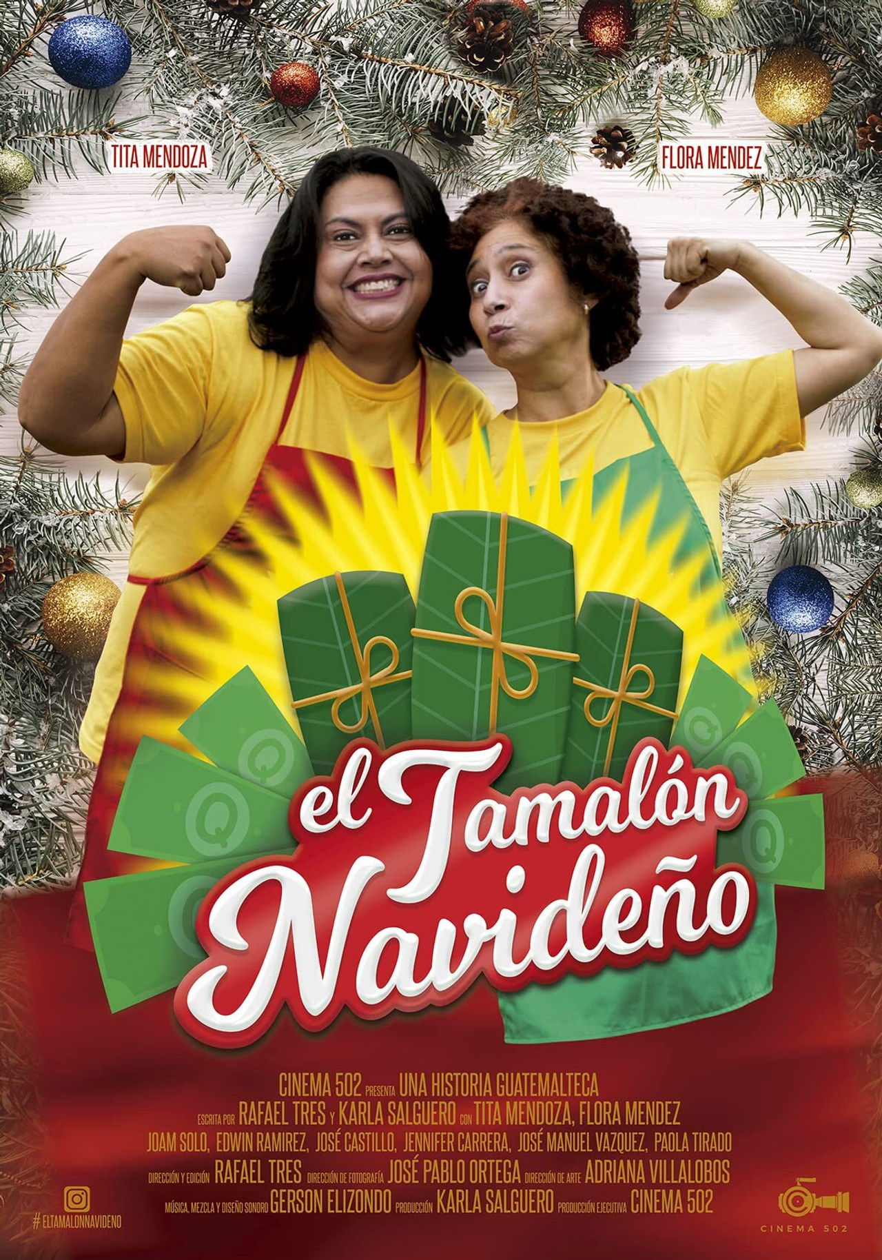 El Tamalon Navideño Backdrop