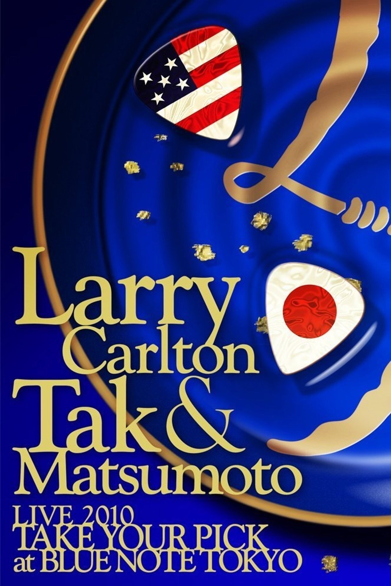 Larry Carlton & Tak Matsumoto LIVE 2010 "TAKE YOUR PICK" at BLUE NOTE TOKYO Backdrop