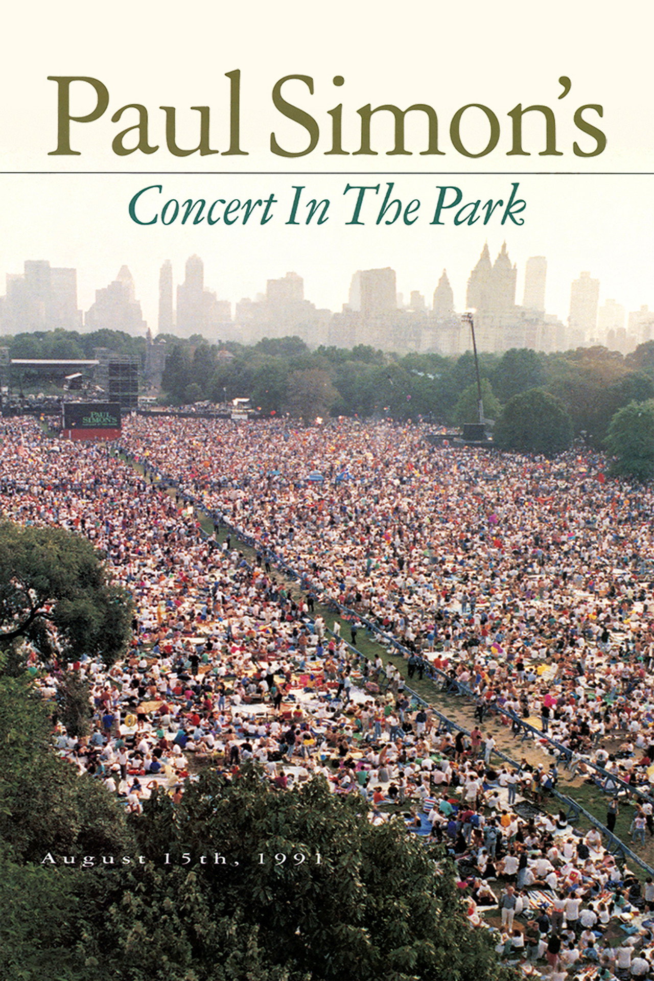 Paul Simon's Concert in the Park filmaffisch