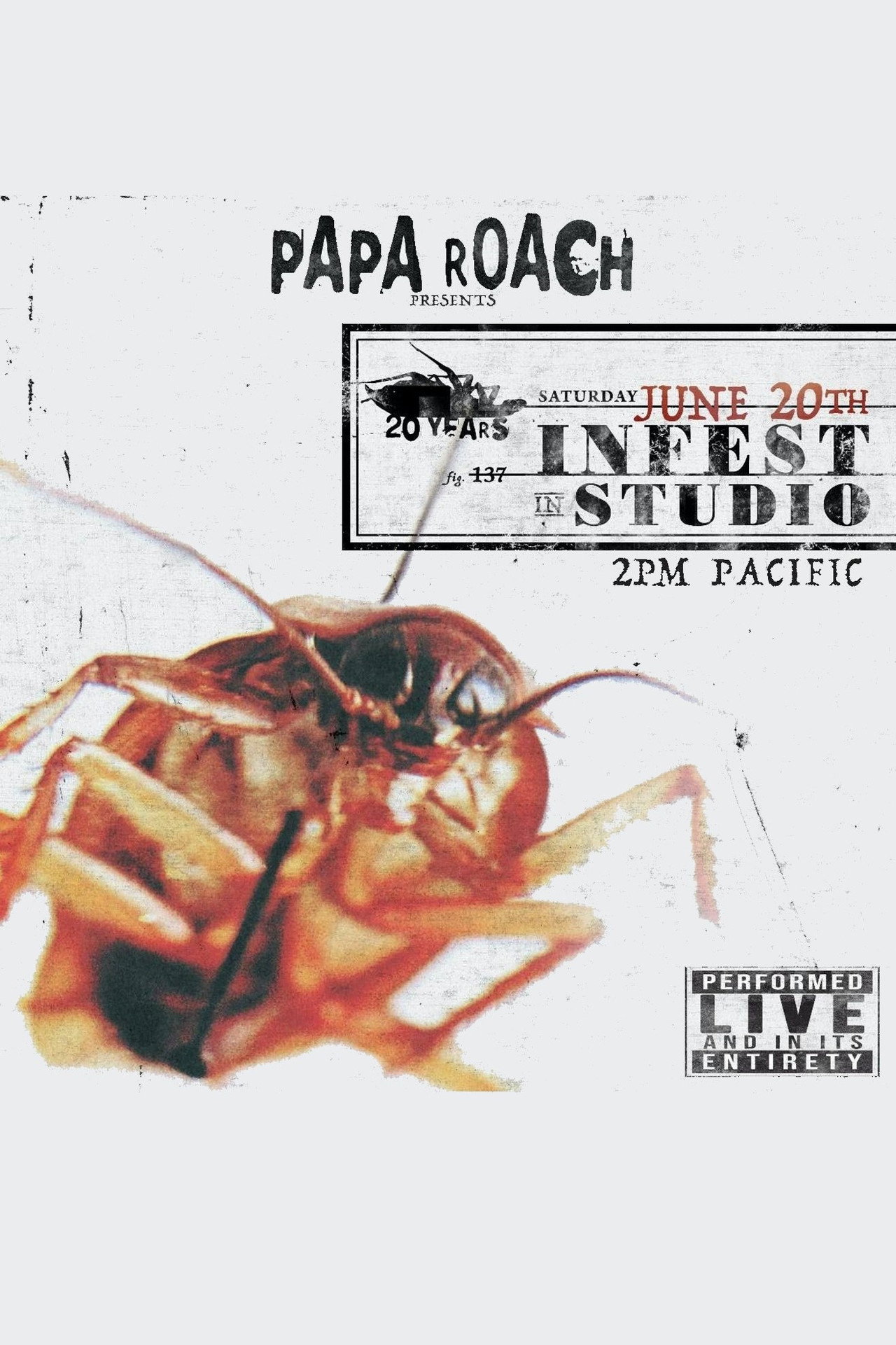 Papa Roach: Infest 20 Years Live filmaffisch